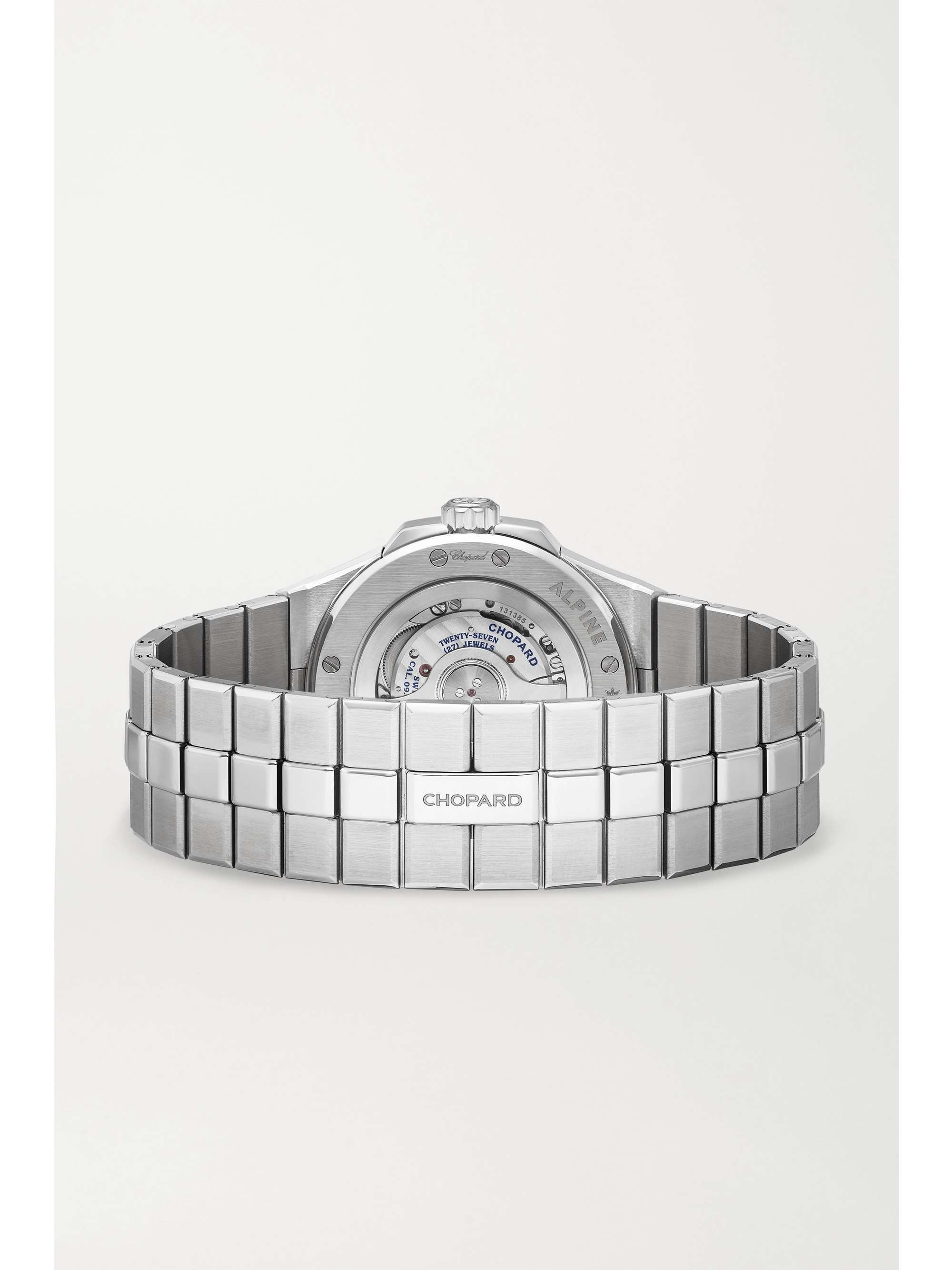 CHOPARD Alpine Eagle Automatic 36mm small stainless steel, mother-of-pearl and diamond watch