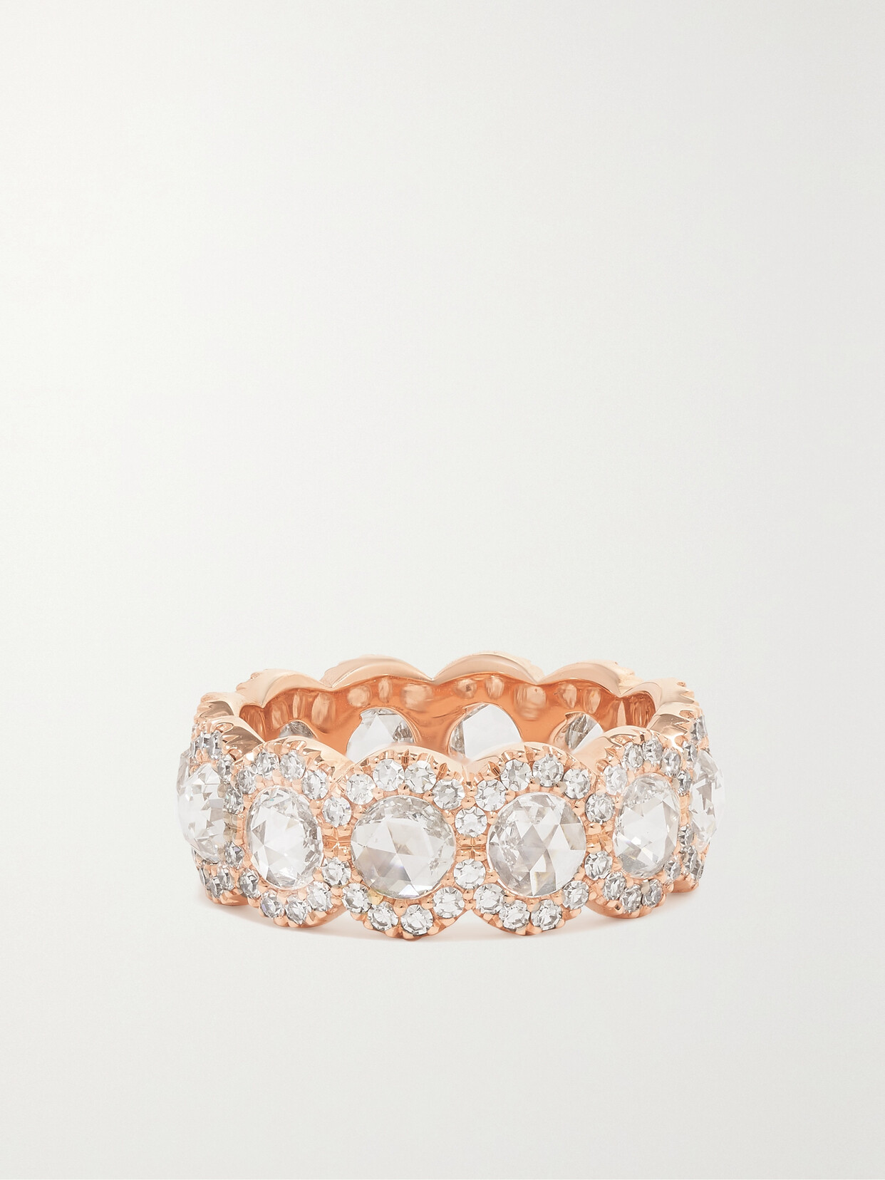 David Morris 18-karat Rose Gold Diamond Ring - 7
