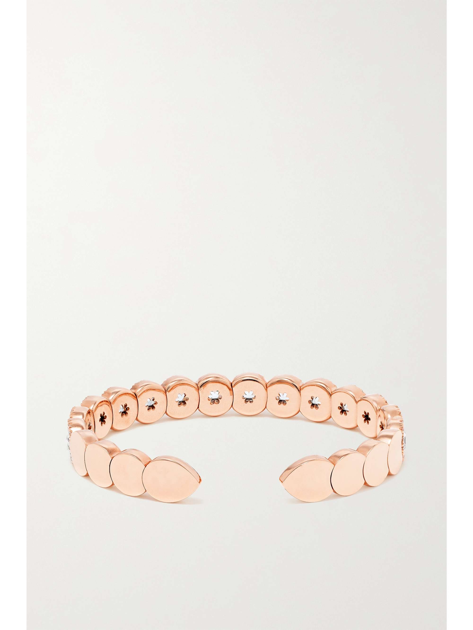 DAVID MORRIS 18-karat gold diamond cuff