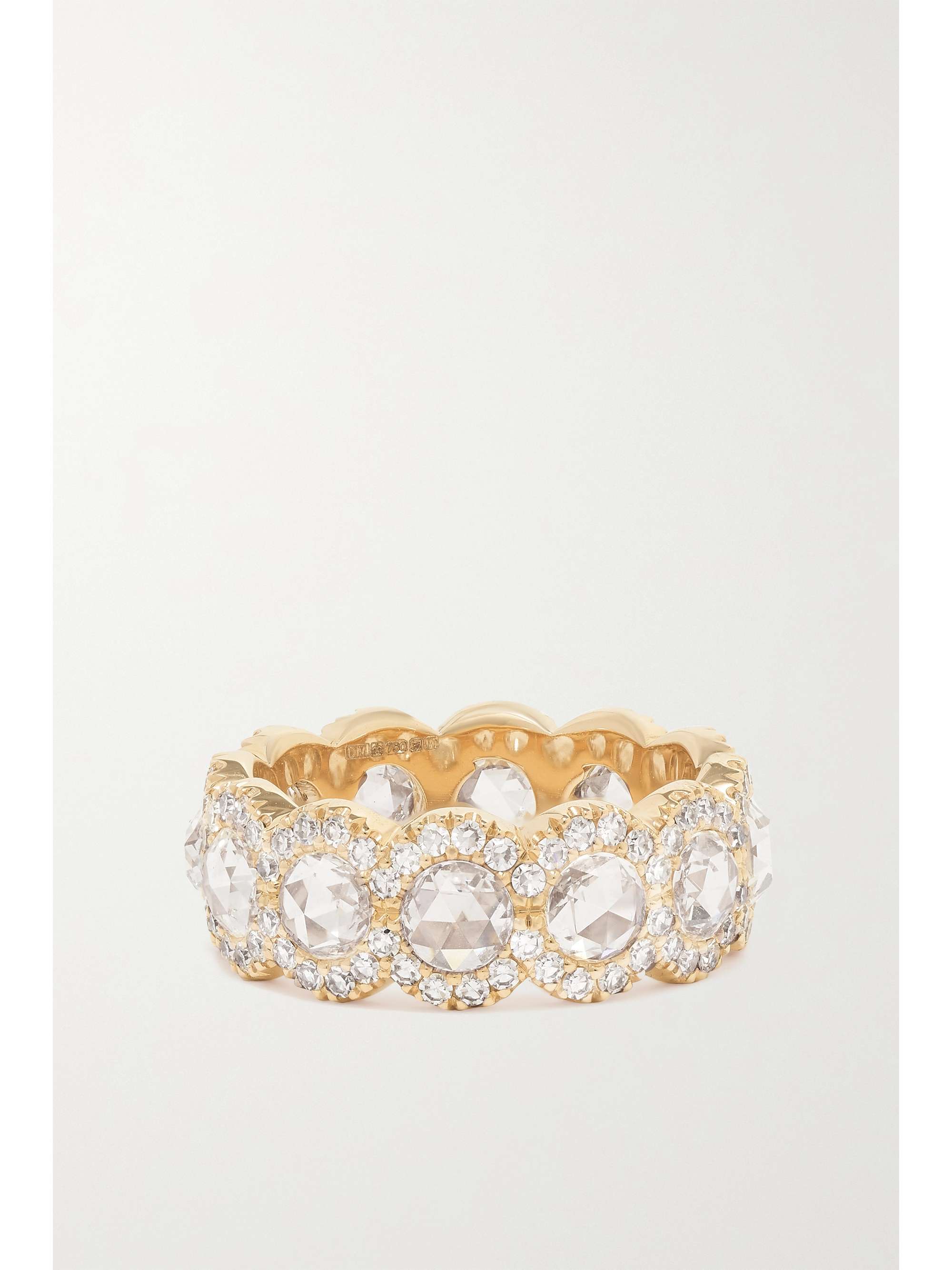 DAVID MORRIS 18-karat rose gold diamond ring