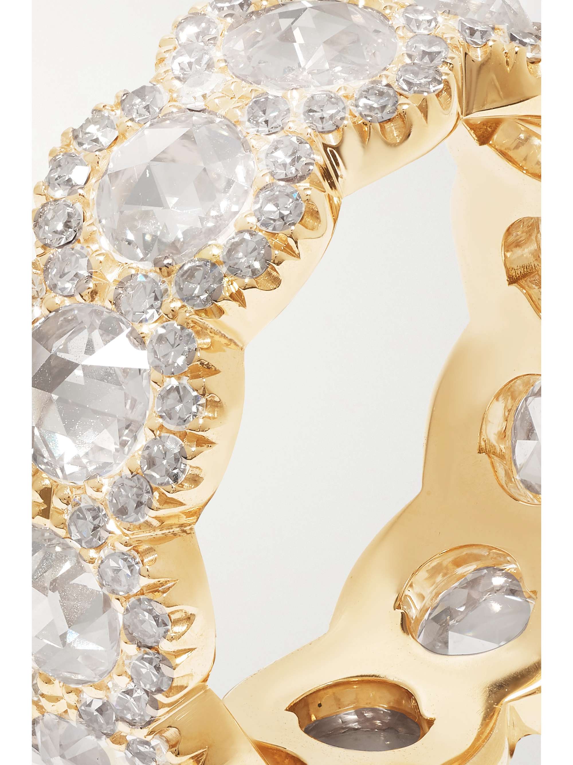 DAVID MORRIS 18-karat rose gold diamond ring