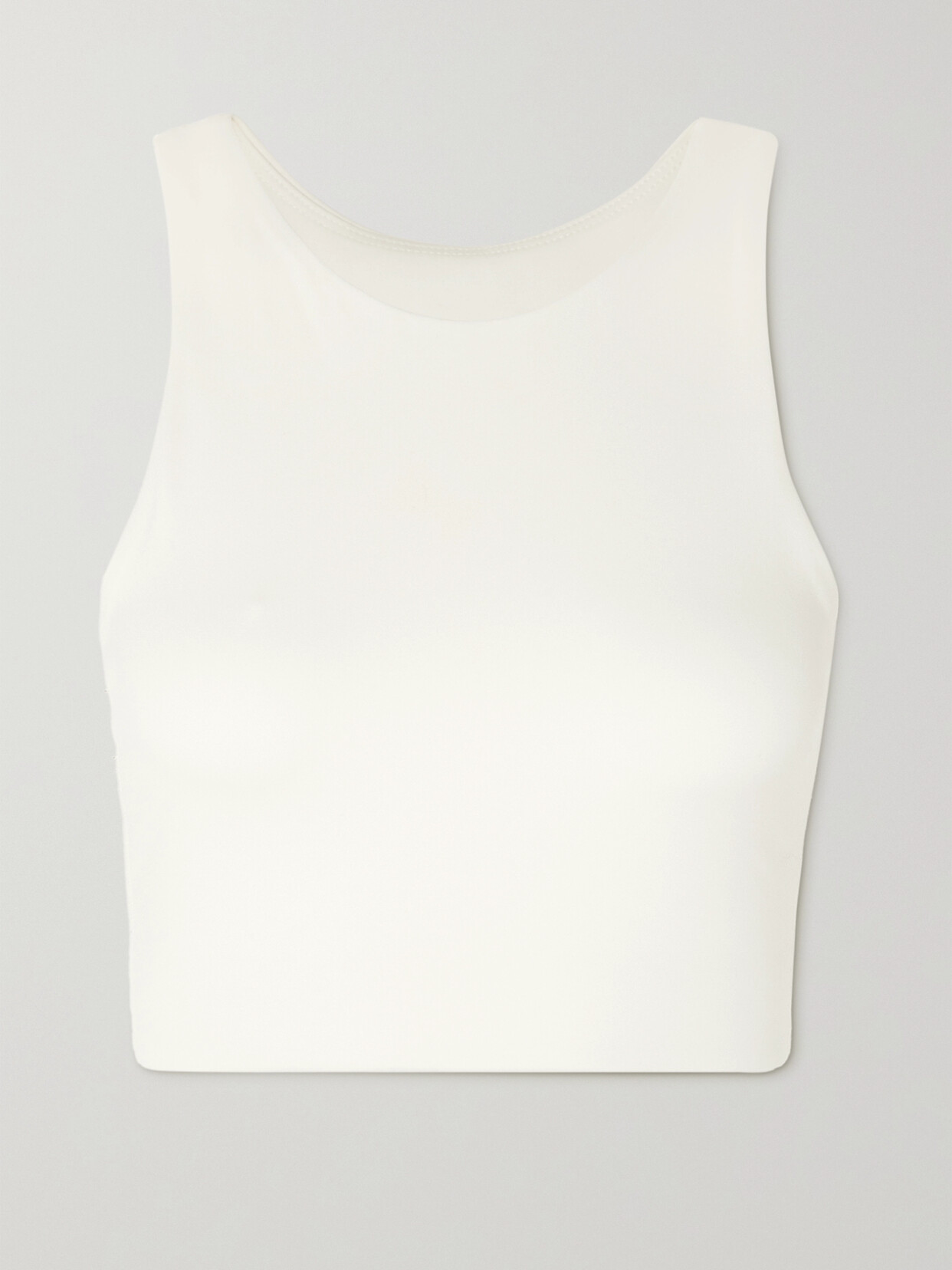Girlfriend Collective Womens Ivory Dylan Stretch-recycled Polyester Sports Bra L In Ivory