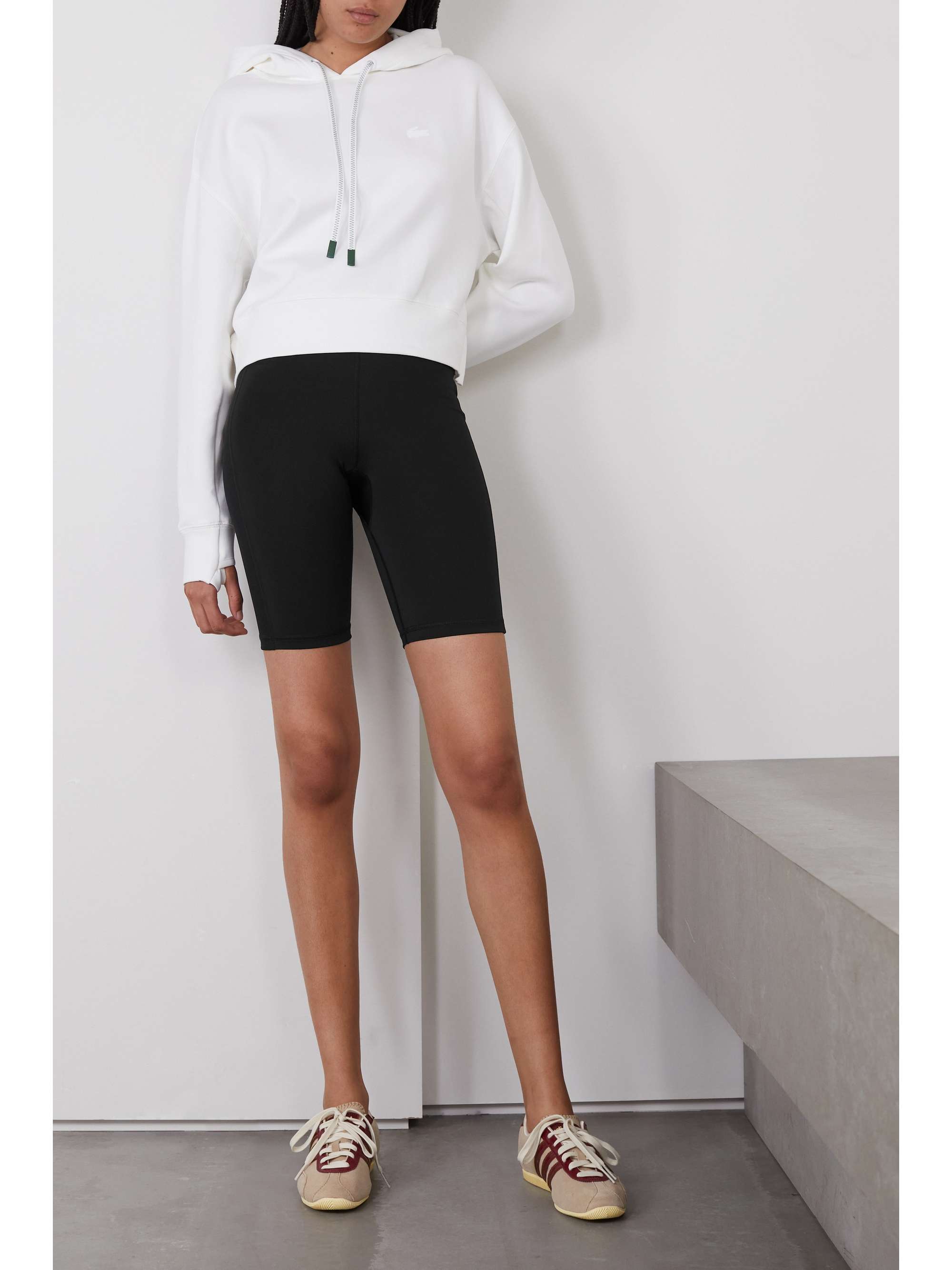 LACOSTE Recycled stretch-jersey shorts
