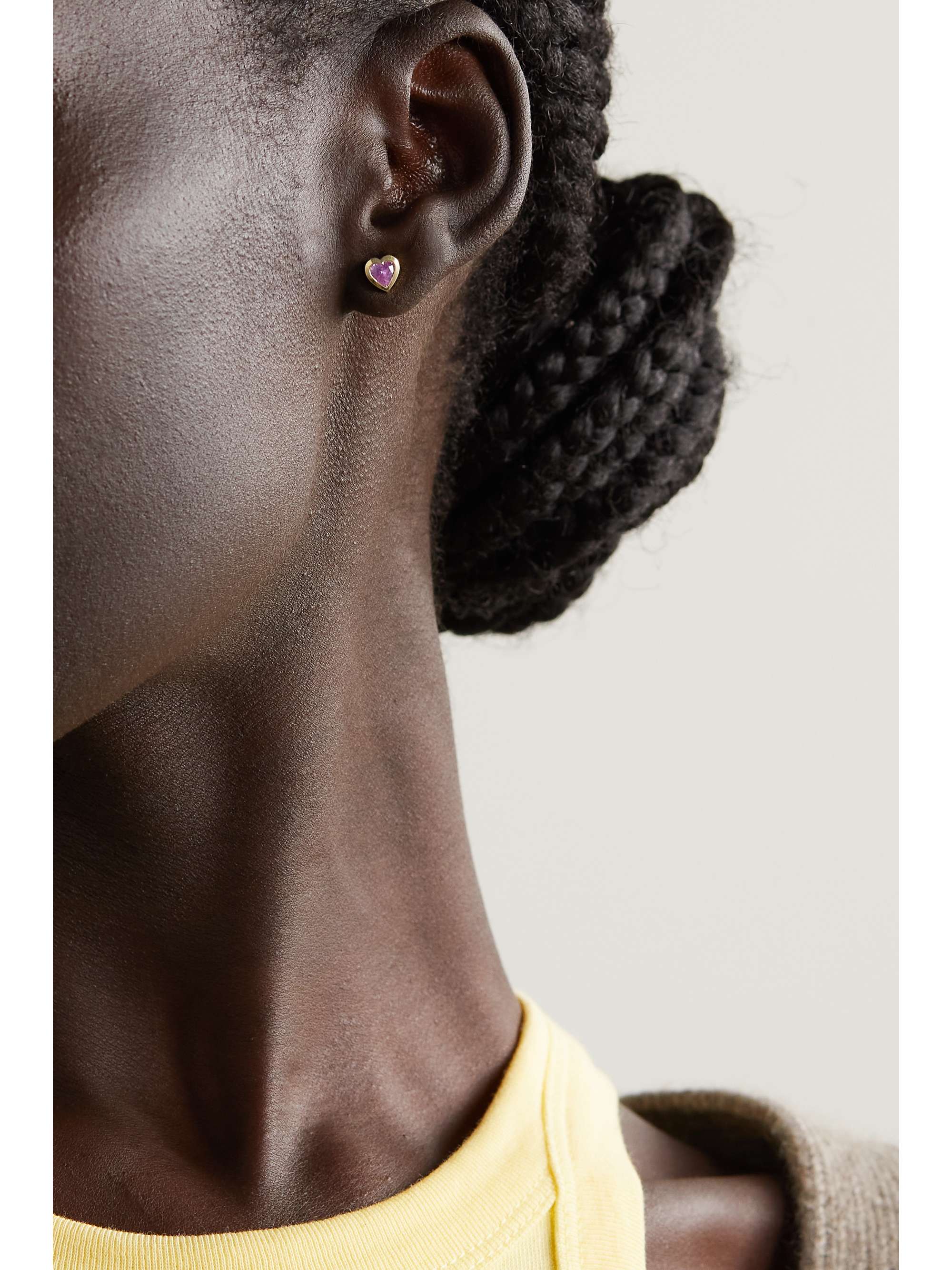 EMILY P. WHEELER + NET SUSTAIN Dress Up Baby 18-karat recycled gold sapphire earrings