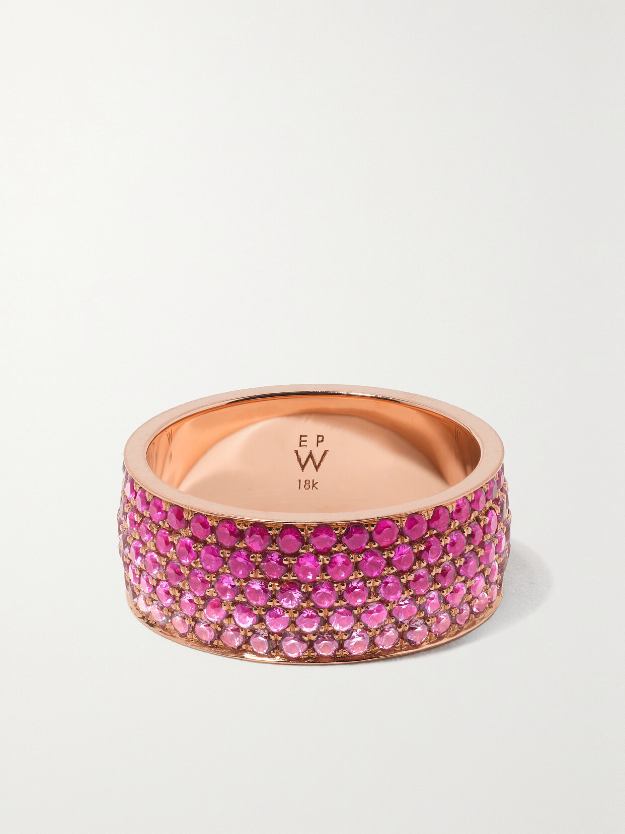 Emily P. Wheeler - + Net Sustain 18-karat Recycled Rose Gold Sapphire Ring - 6