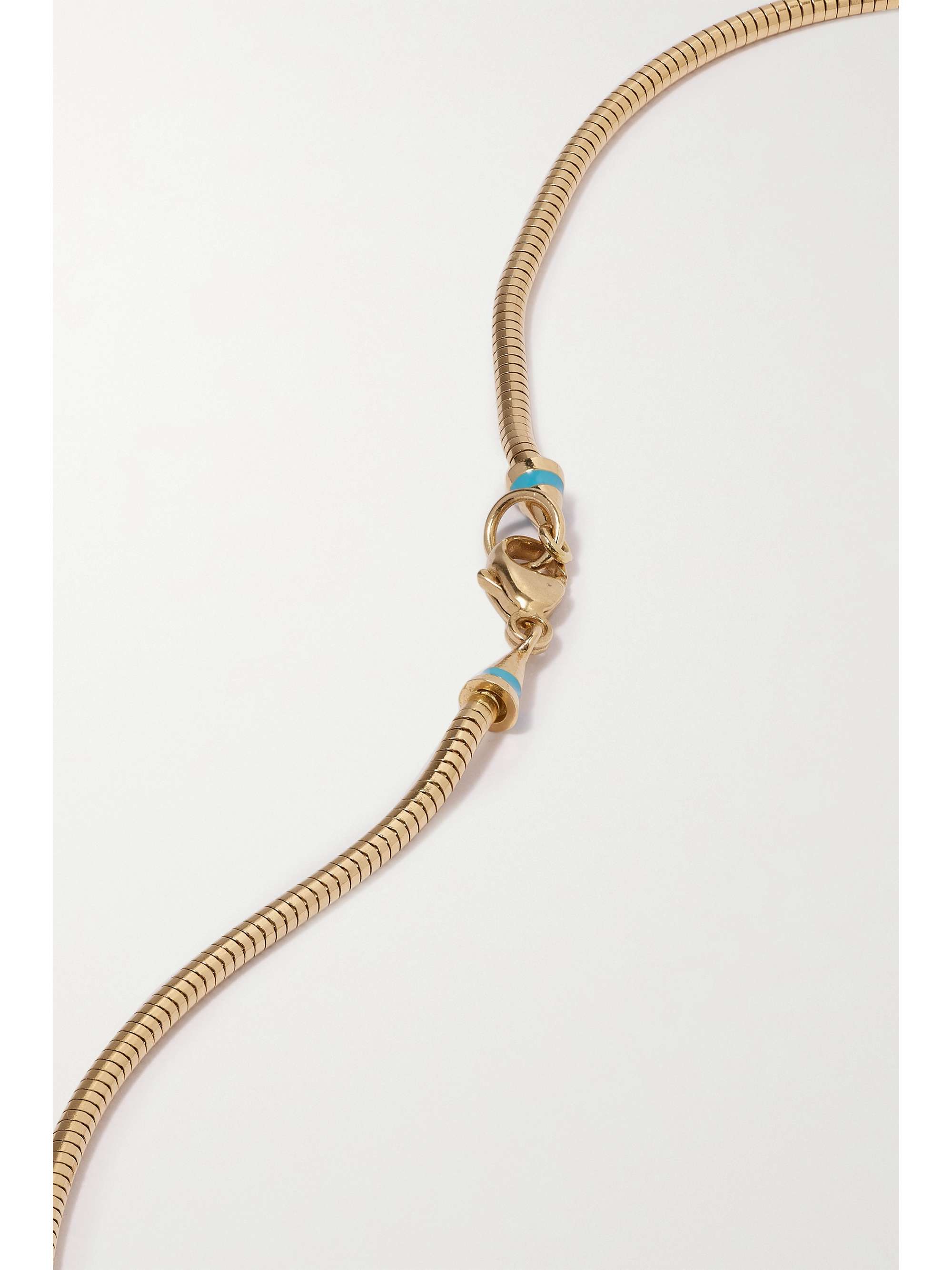 EMILY P. WHEELER Dress Up 18-karat gold, enamel and multi-stone 