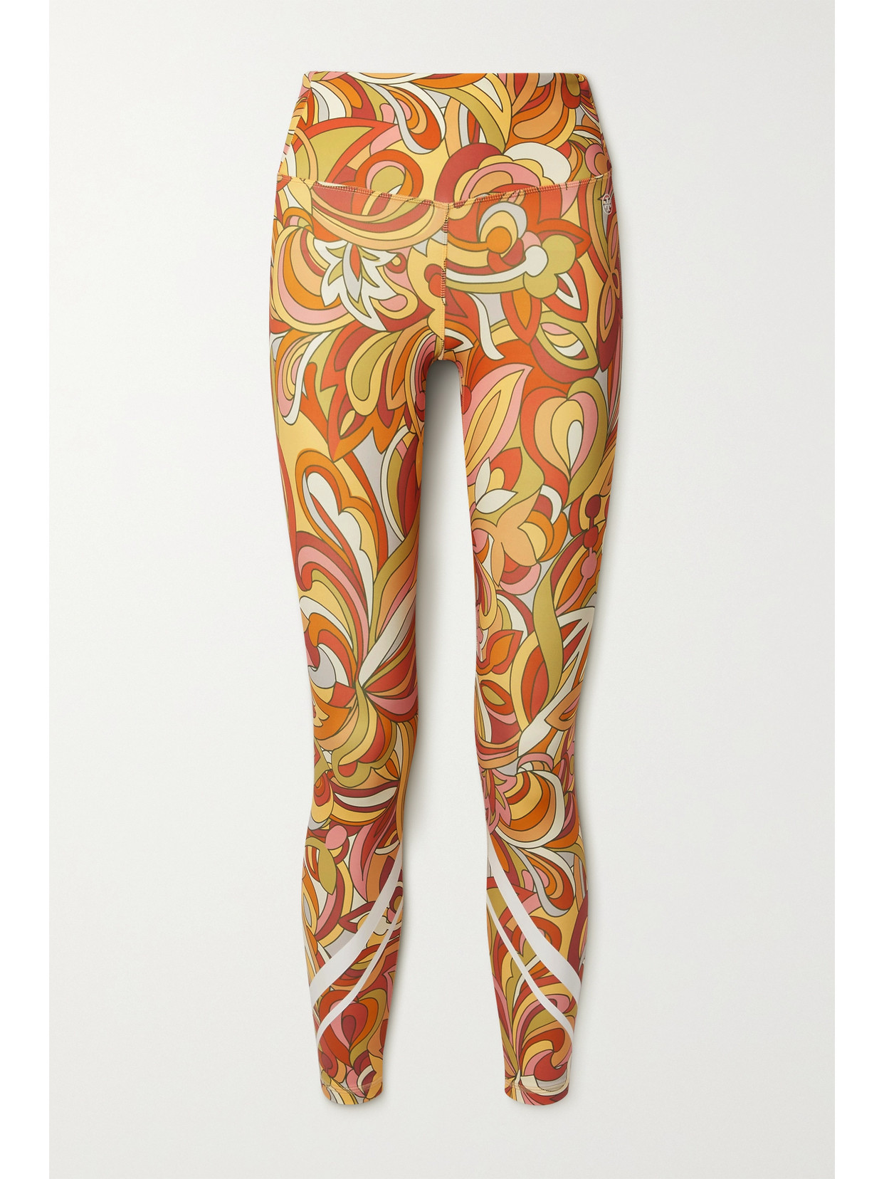 Tory Sport Tory Burch Weightless Printed Chevron 7/8 Legging In Fantasy  Floral