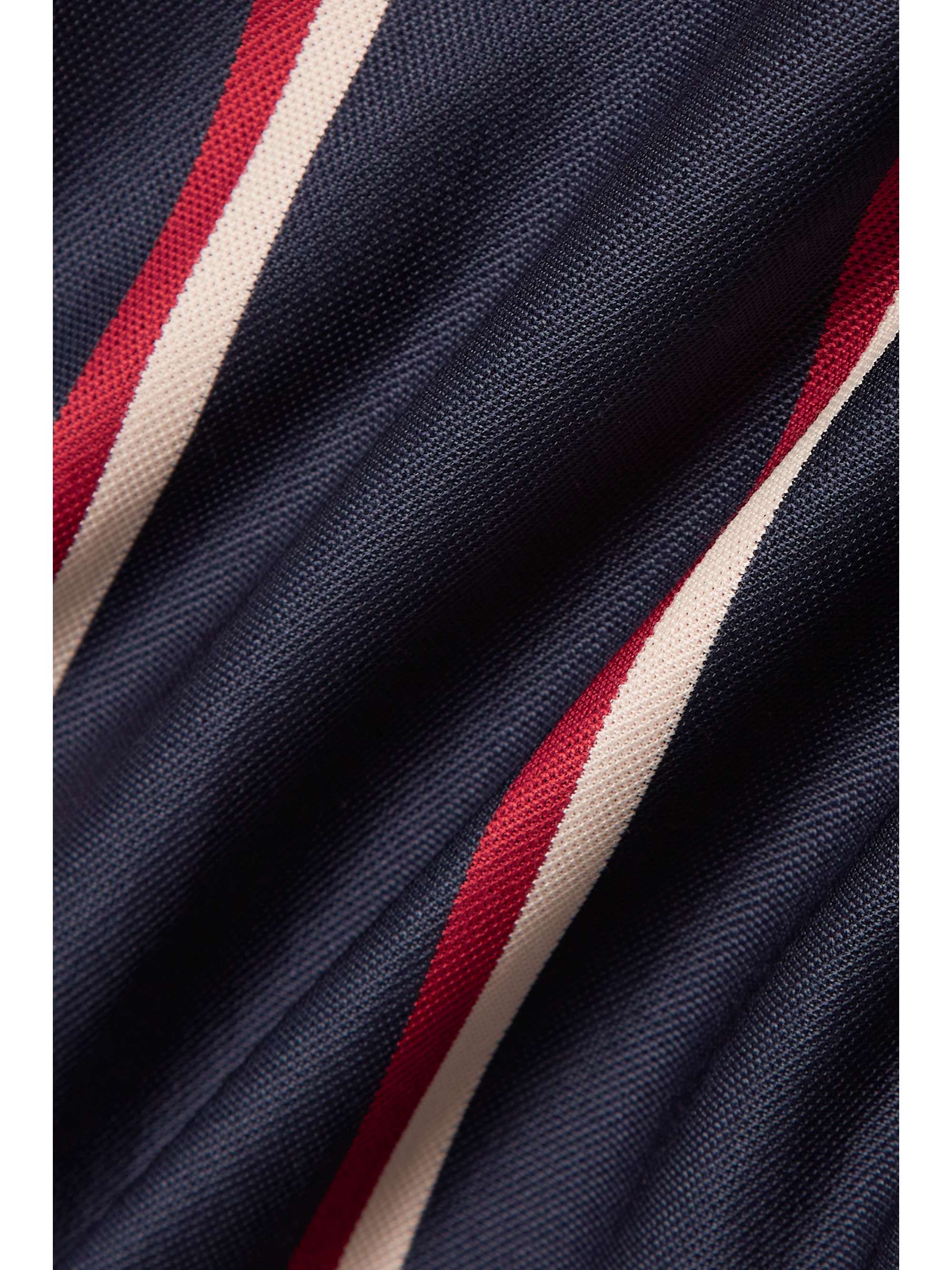 TORY SPORT Striped piqué wide-leg pants