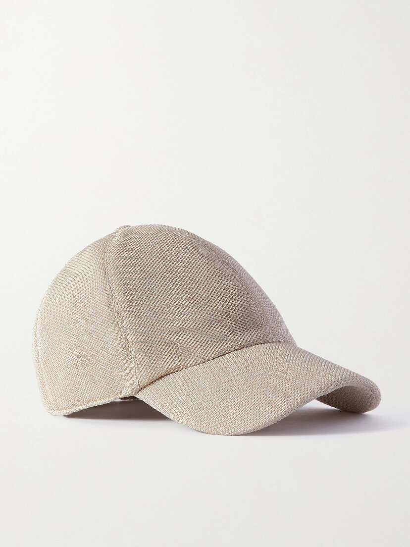 The Row Caspian ilk-piqué Baseball Cap