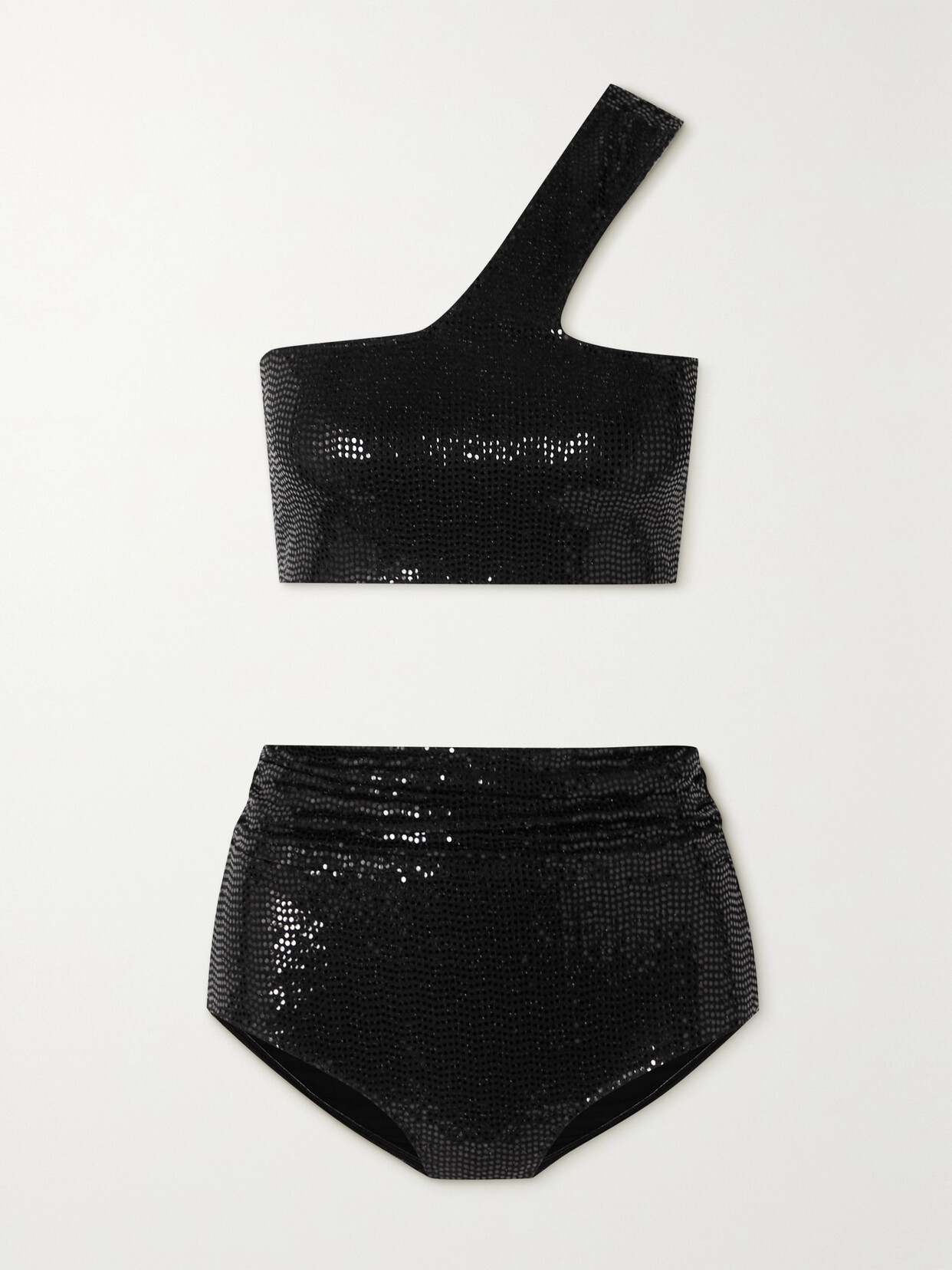 Dodo Bar Or - Sisi One-shoulder Embellished Bikini - Black 22 Awaiting product image