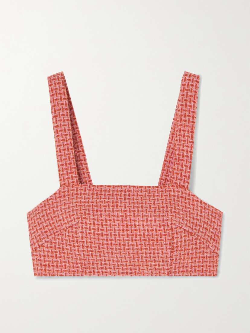 Racil Helena Wool-tweed Bra Top