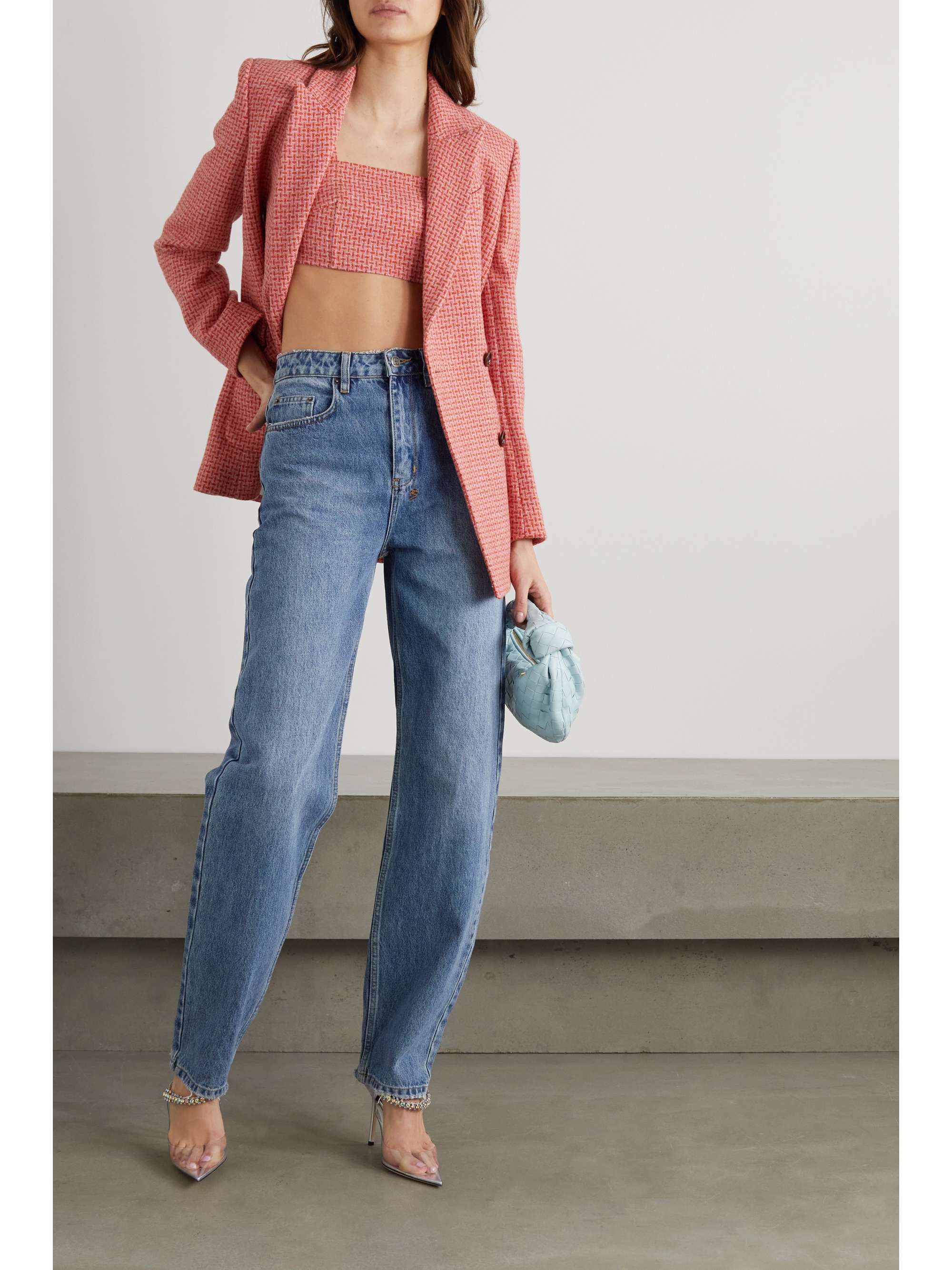 RACIL Helena wool-tweed bra top