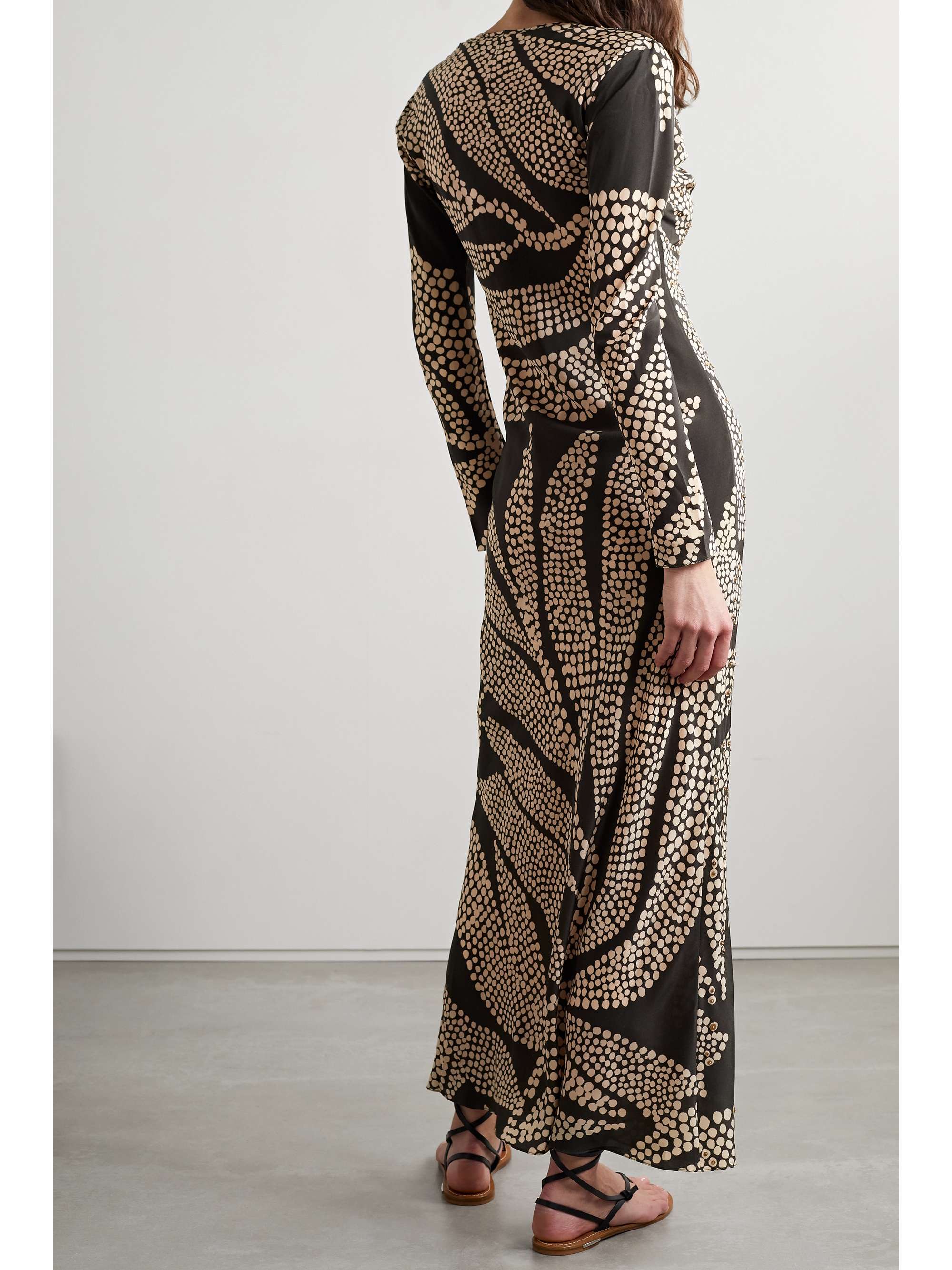 net and silk maxi