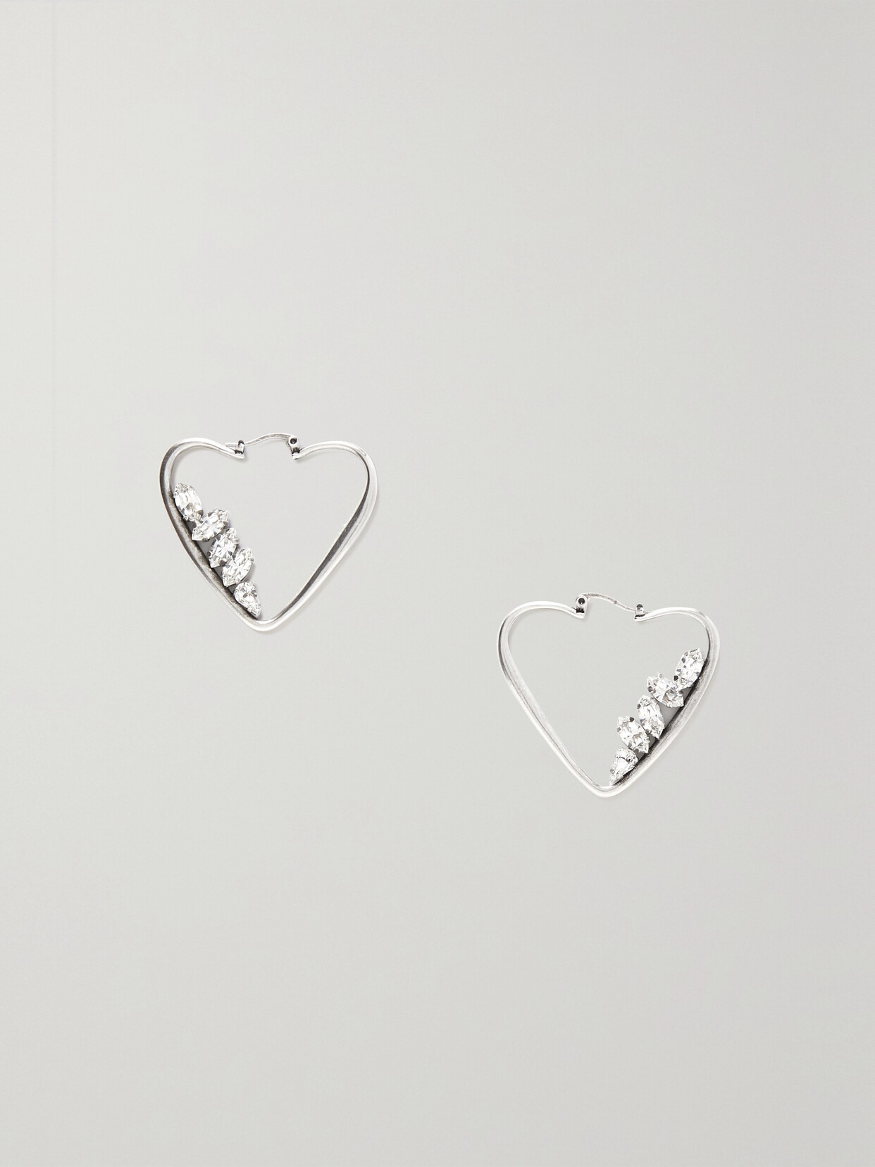 SAINT LAURENT - Silver-tone...