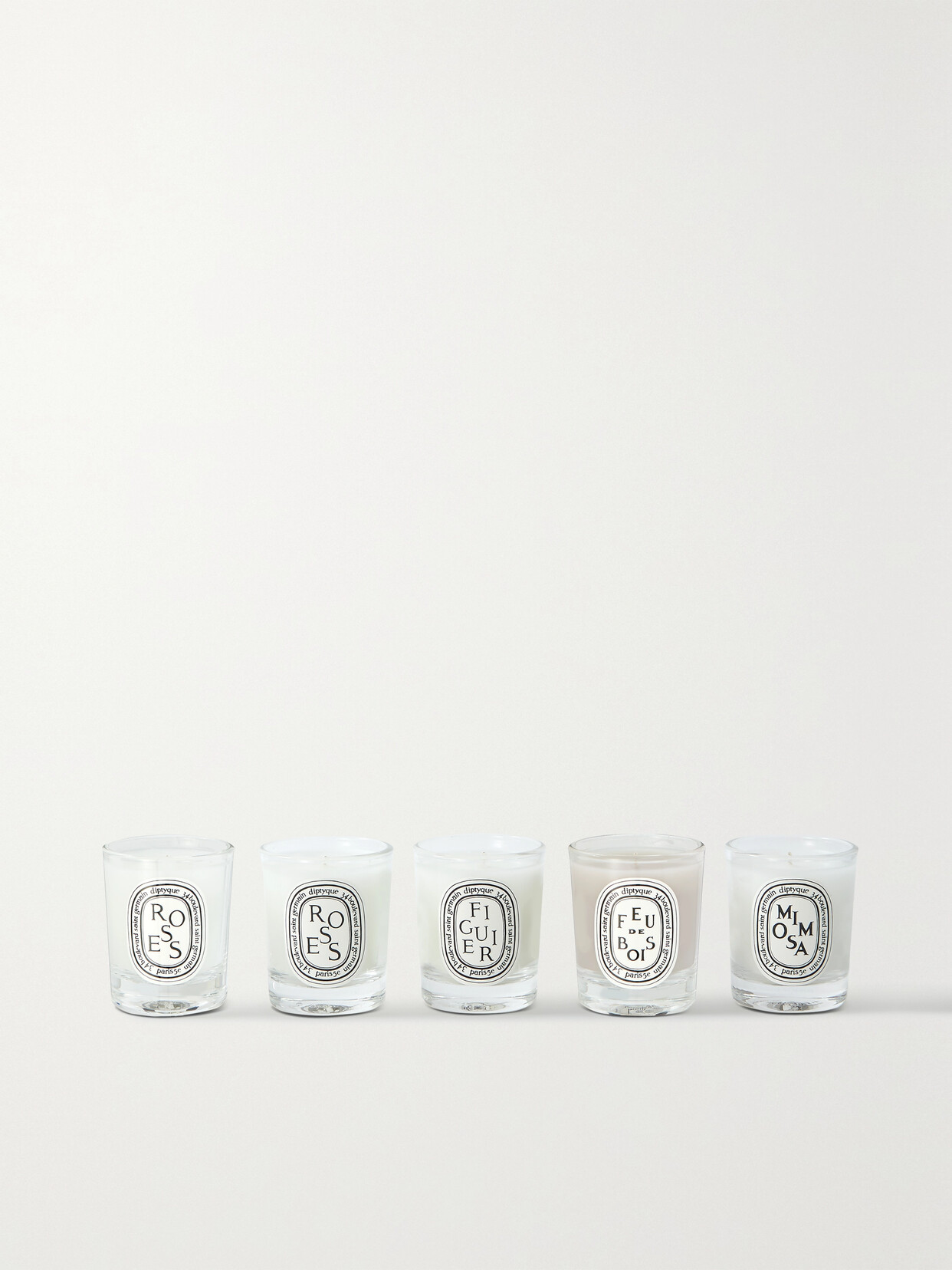 DIPTYQUE SCENTED CANDLE SET, 5 X 35G