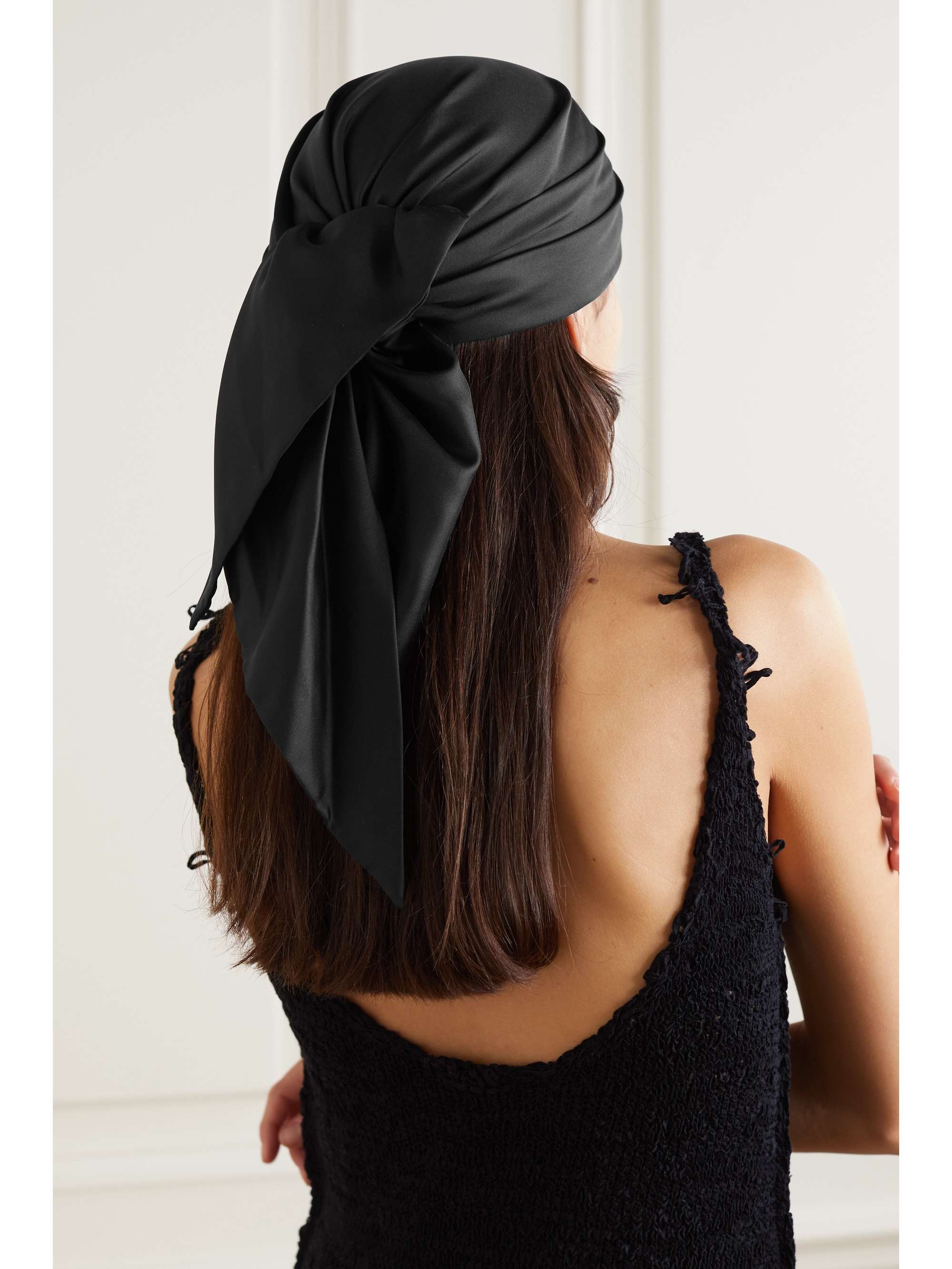 THE ROW Shanz silk-twill hair scarf