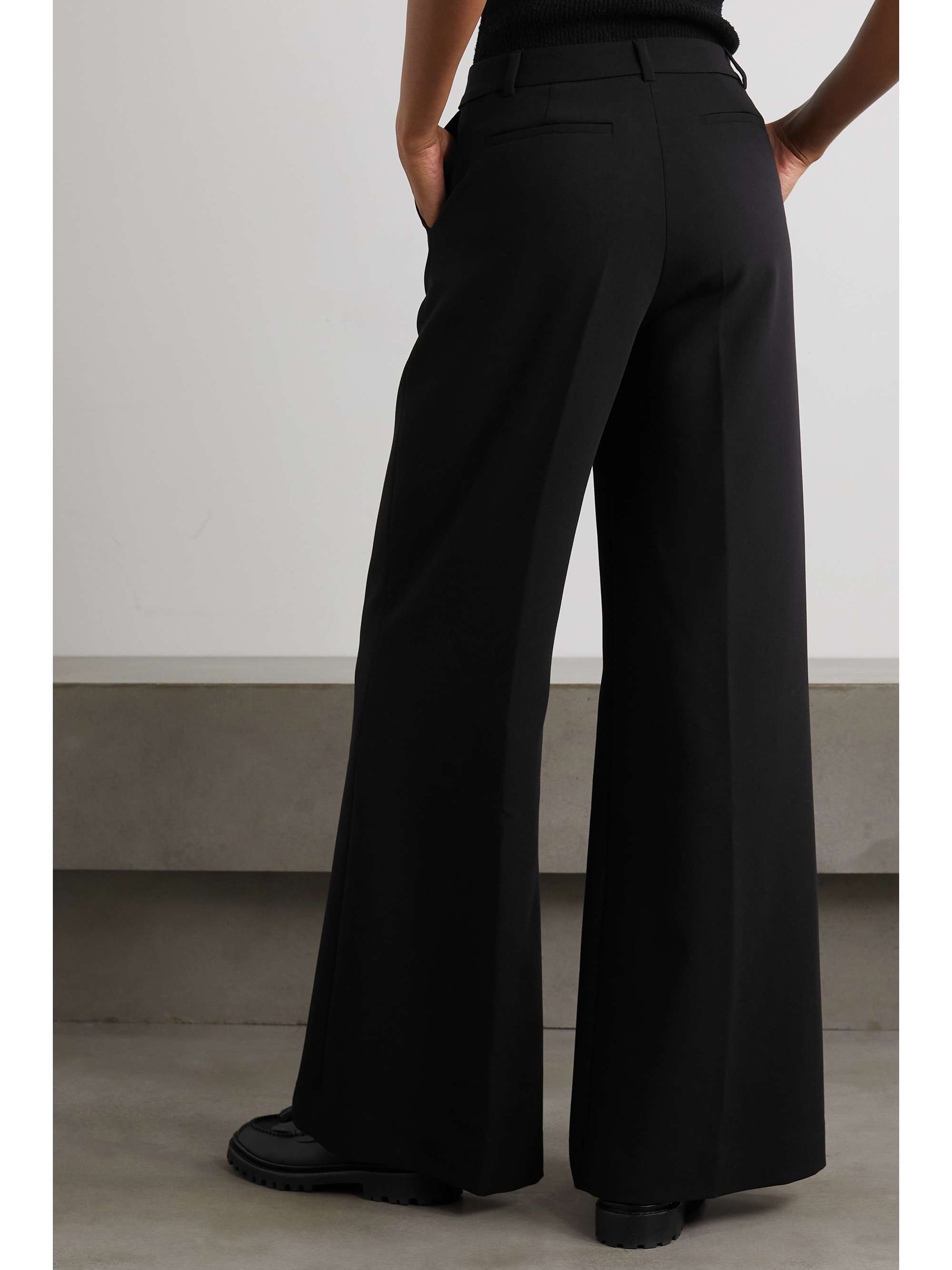Black Pilar wide-leg pants | L'AGENCE | NET-A-PORTER
