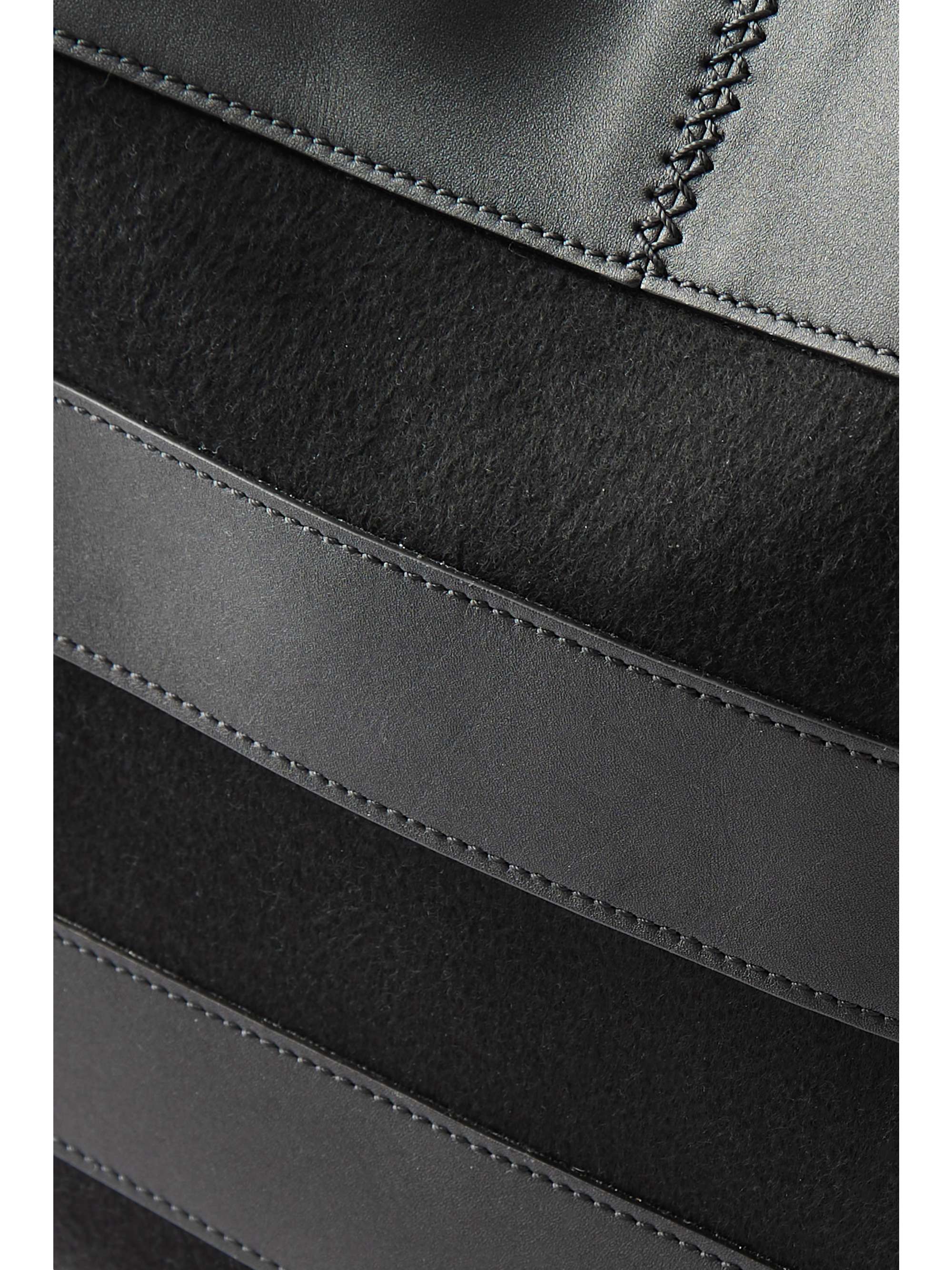 GABRIELA HEARST Mcewan paneled leather and cashmere tote
