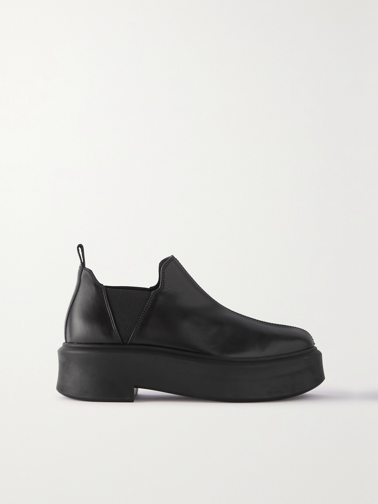 Shop The Row Robin Leather Chelsea Boots In Black