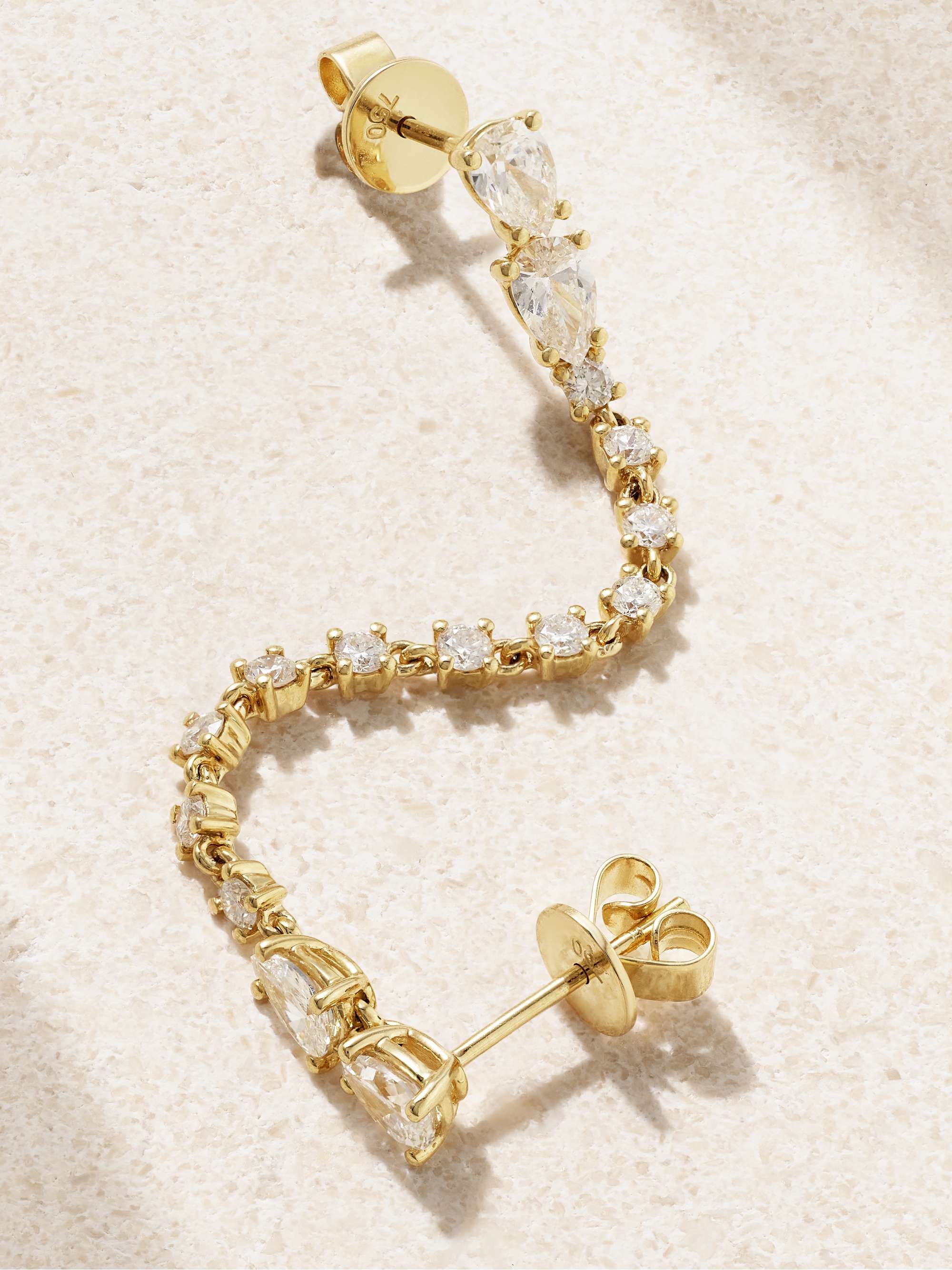 ANITA KO Daphne 18-karat gold diamond single earring