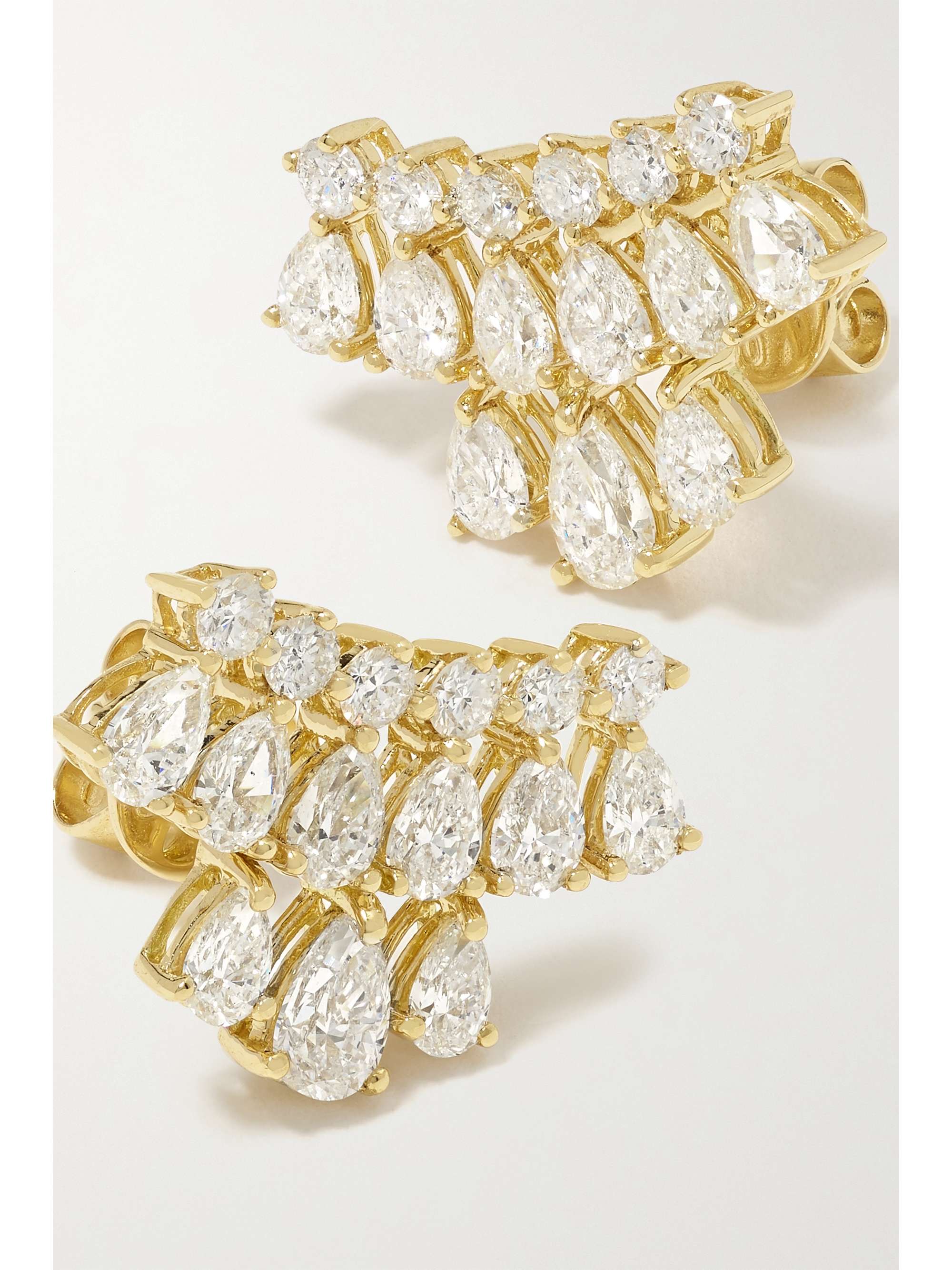 ANITA KO Daphne 18-karat gold diamond earrings