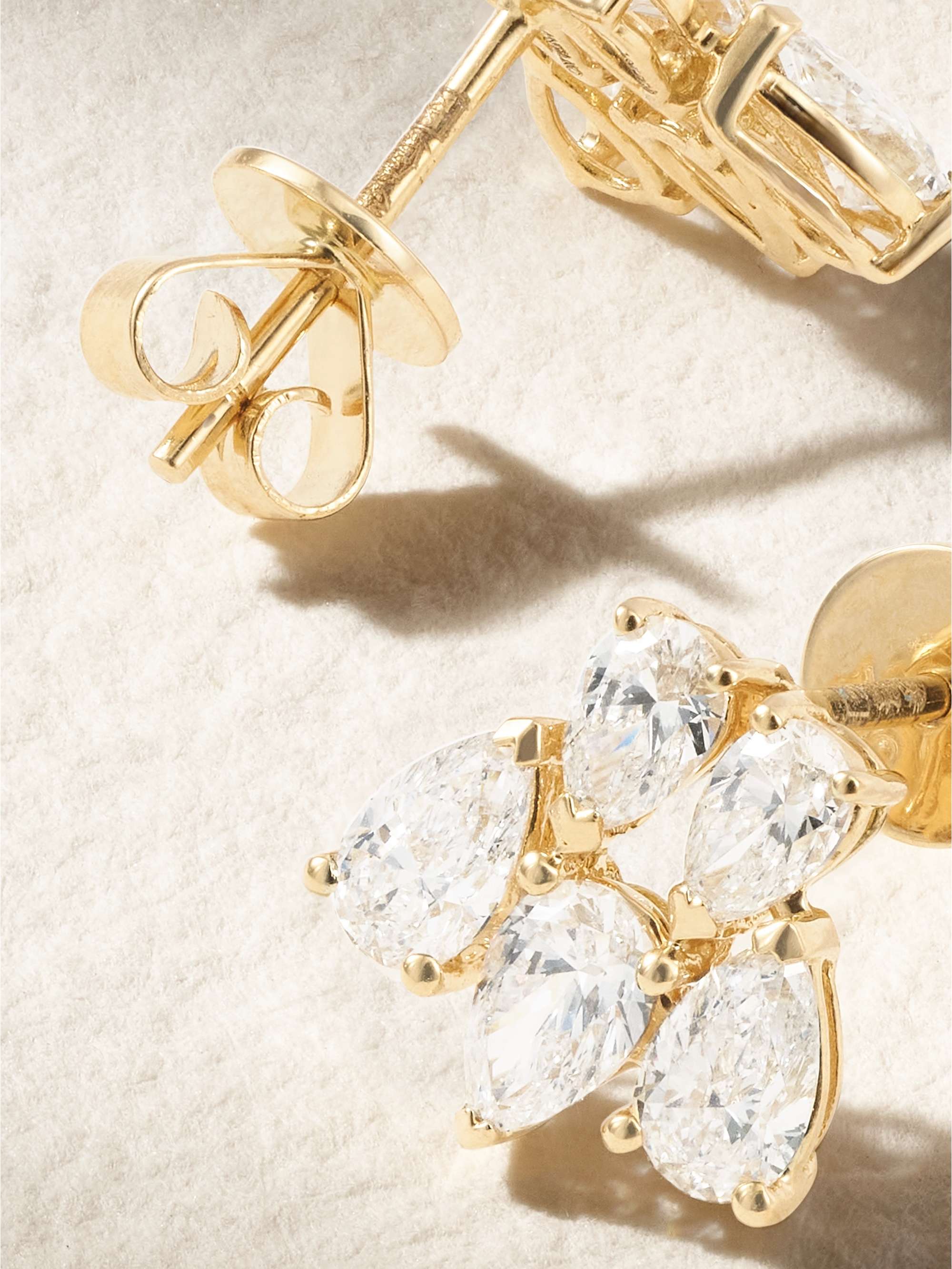 ANITA KO Clara 18-karat gold diamond earrings