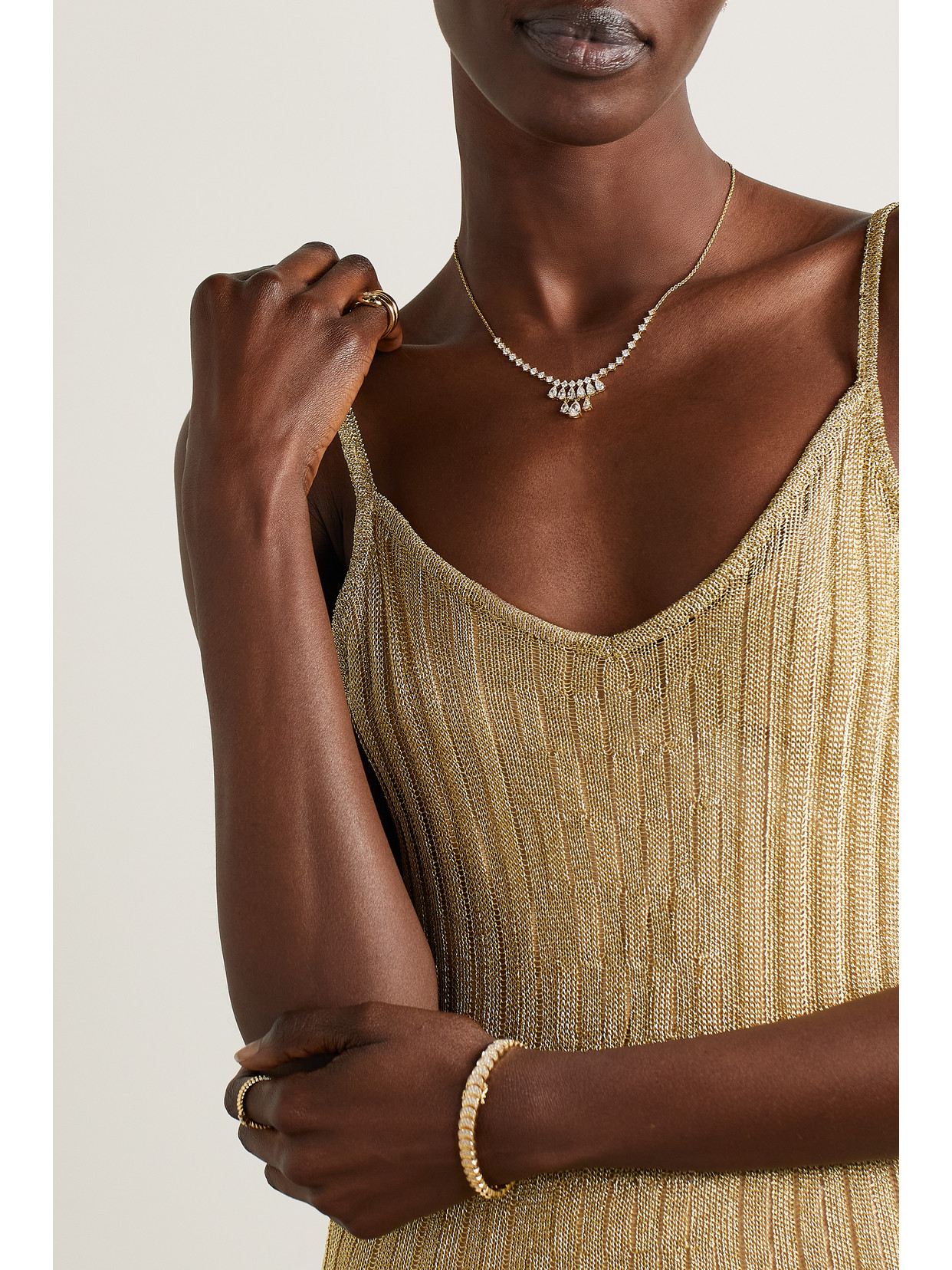 Anita Ko Daphne 18-karat Gold Diamond Necklace In Gold