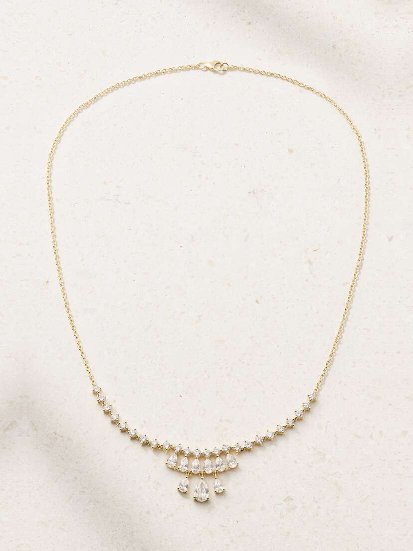 Anita Ko Daphne 18-karat Gold Diamond Necklace