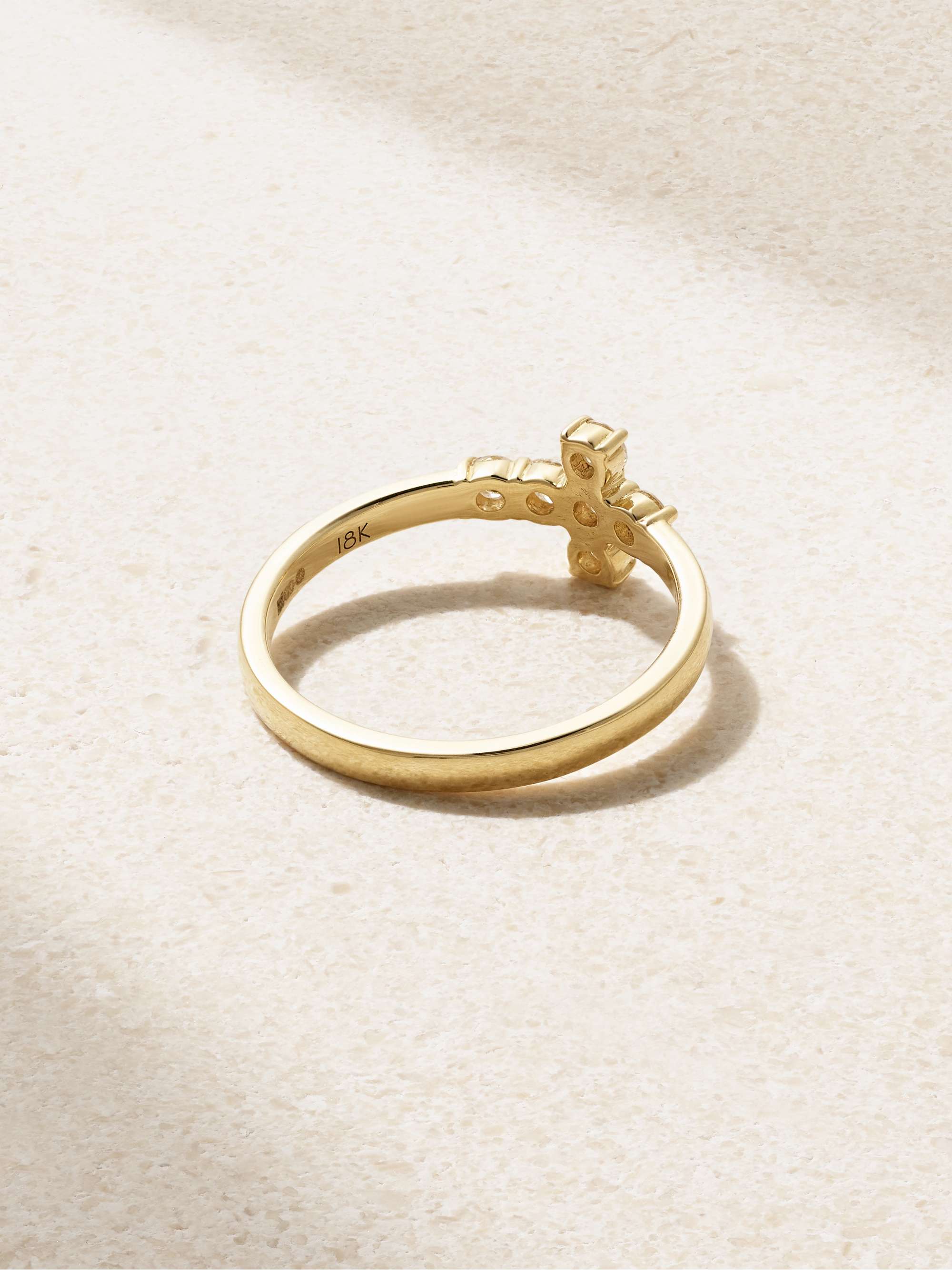 ANITA KO 18-karat gold diamond ring