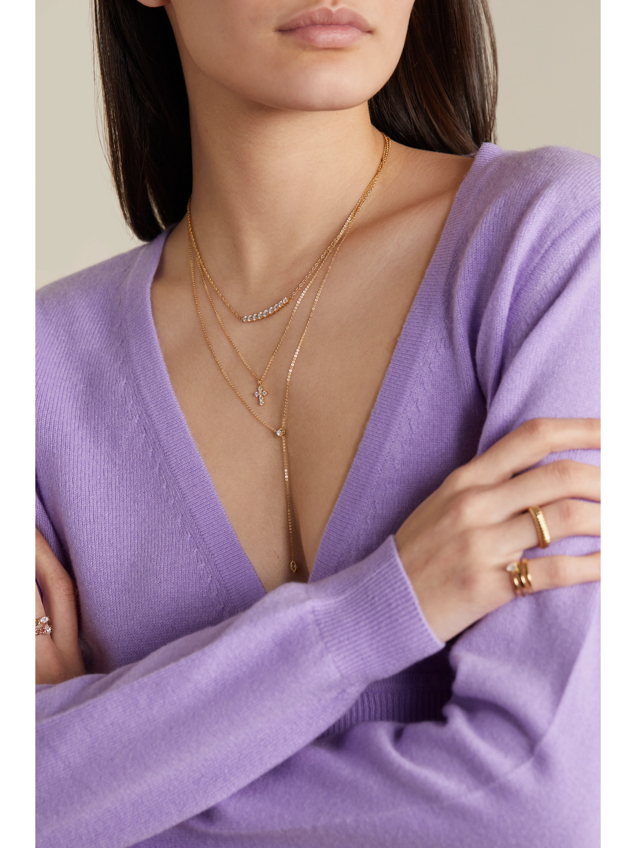 Anita Ko 18-karat Gold Diamond Necklace In Gold