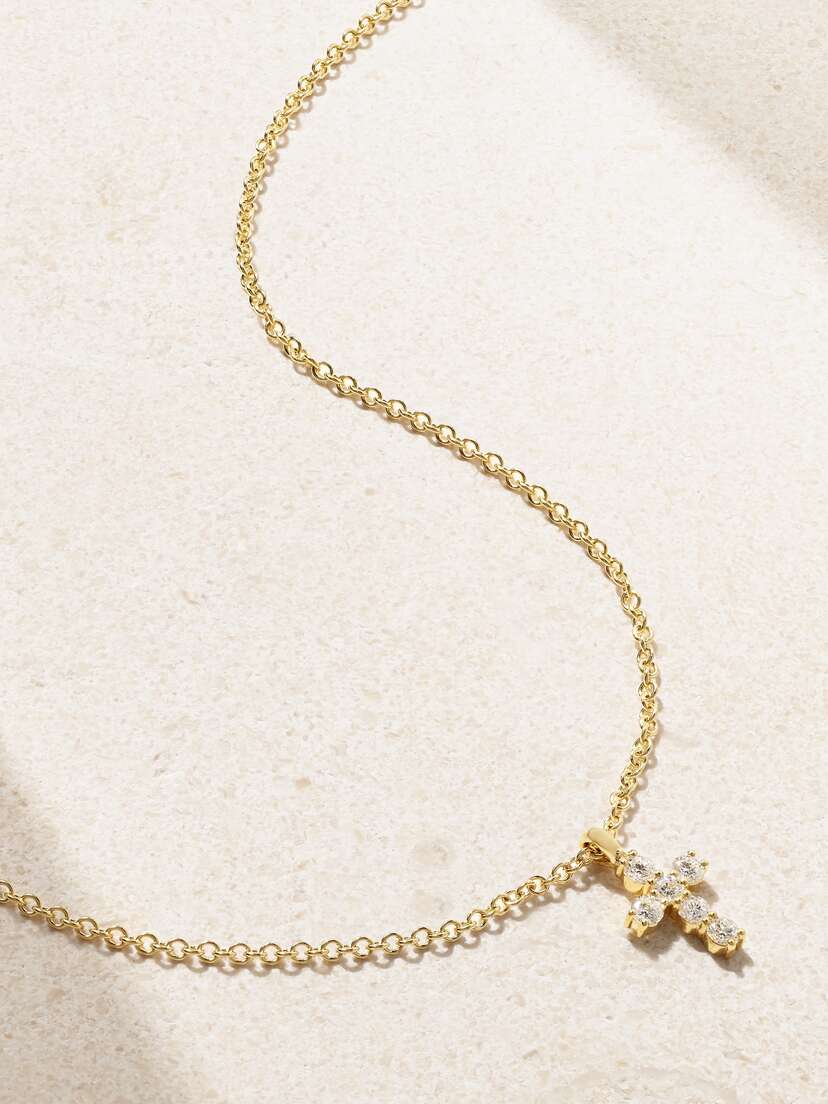 Anita Ko 18-karat Gold Diamond Necklace