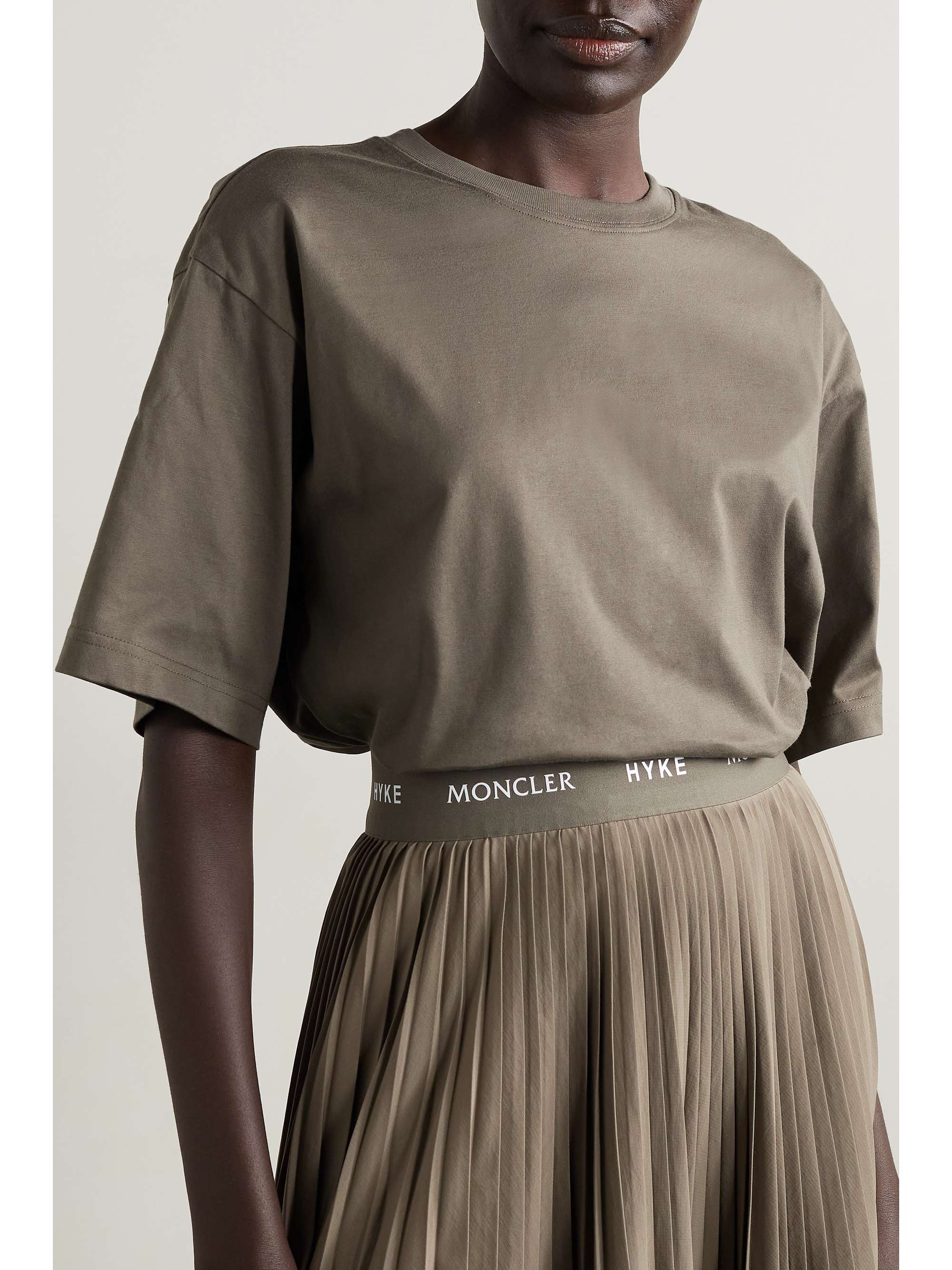 MONCLER GENIUS + 4 HYKE oversized cotton-jersey T-shirt