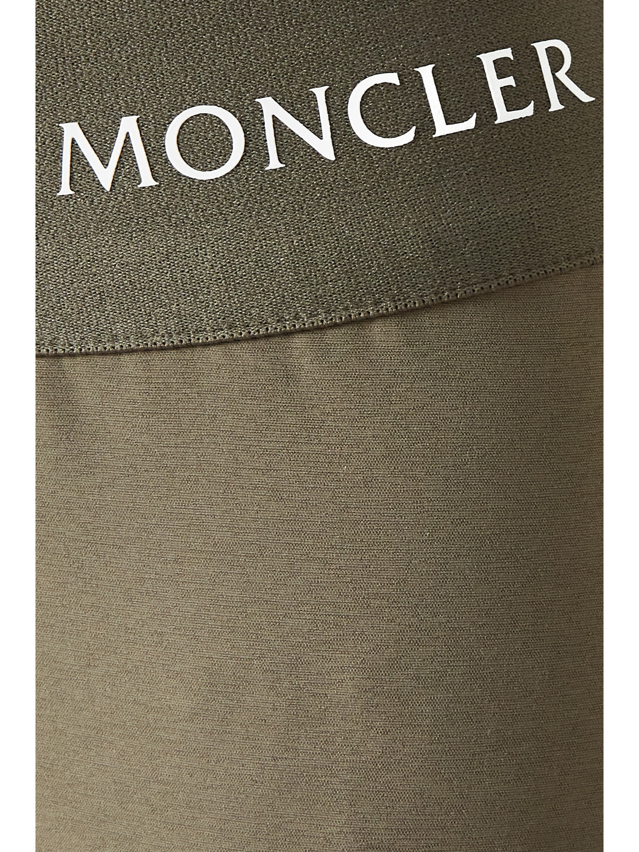 Moncler Genius 4 Moncler Hyke Logo Waistband Leggings In Brown