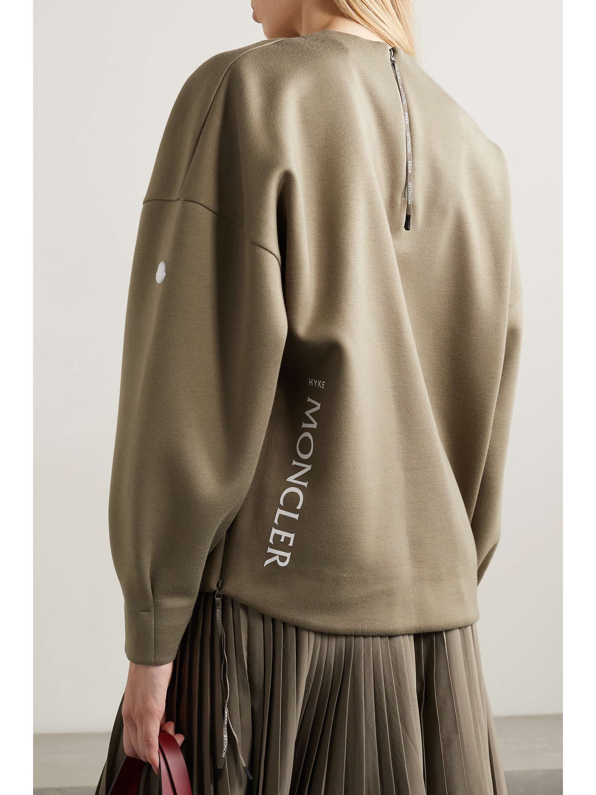 MONCLER GENIUS + 4 HYKE printed jersey sweatshirt
