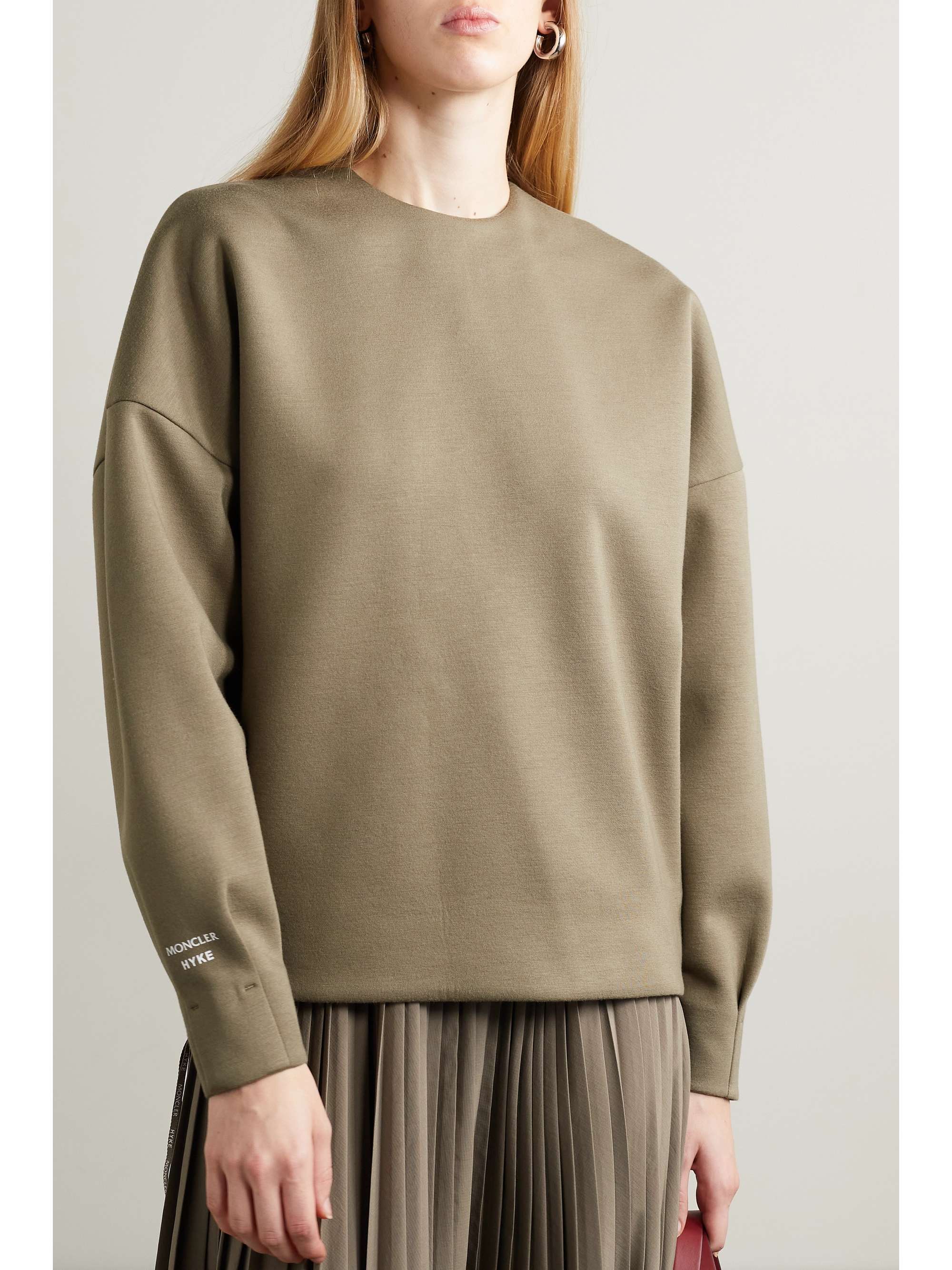 MONCLER GENIUS + 4 HYKE printed jersey sweatshirt