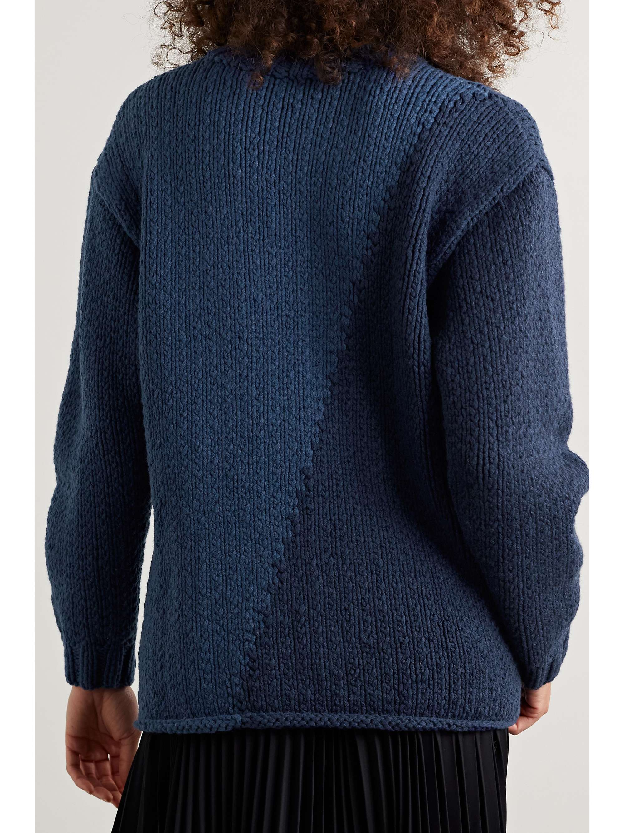 PARTOW Mia two-tone cashmere sweater