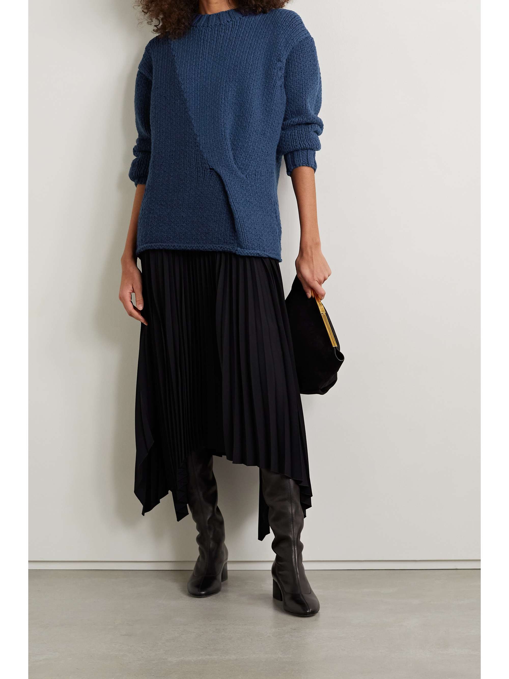 PARTOW Mia two-tone cashmere sweater