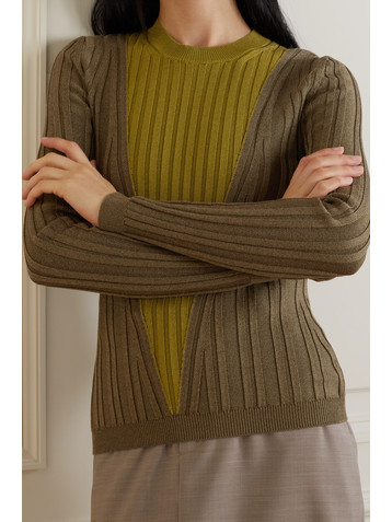 PARTOW Kira ribbed cotton-blend sweater