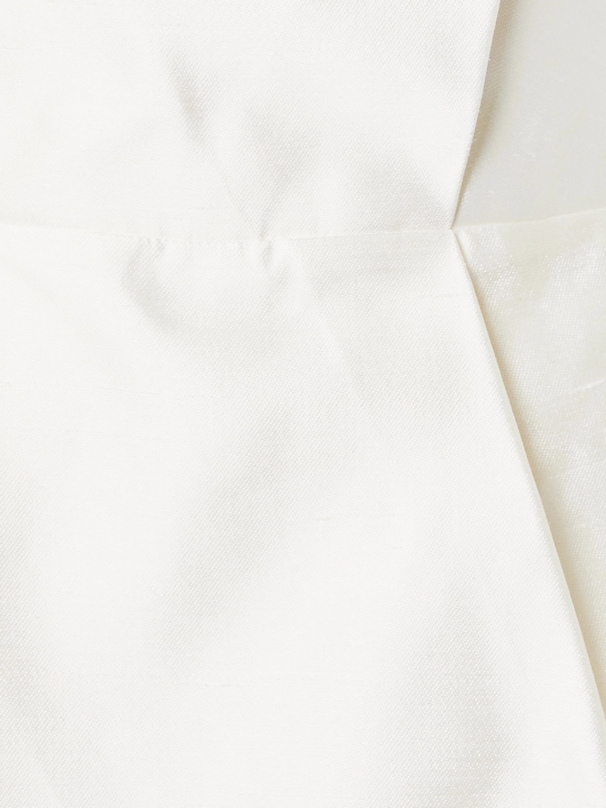 Rasario Strapless Duchesse Silk-satin Gown In White