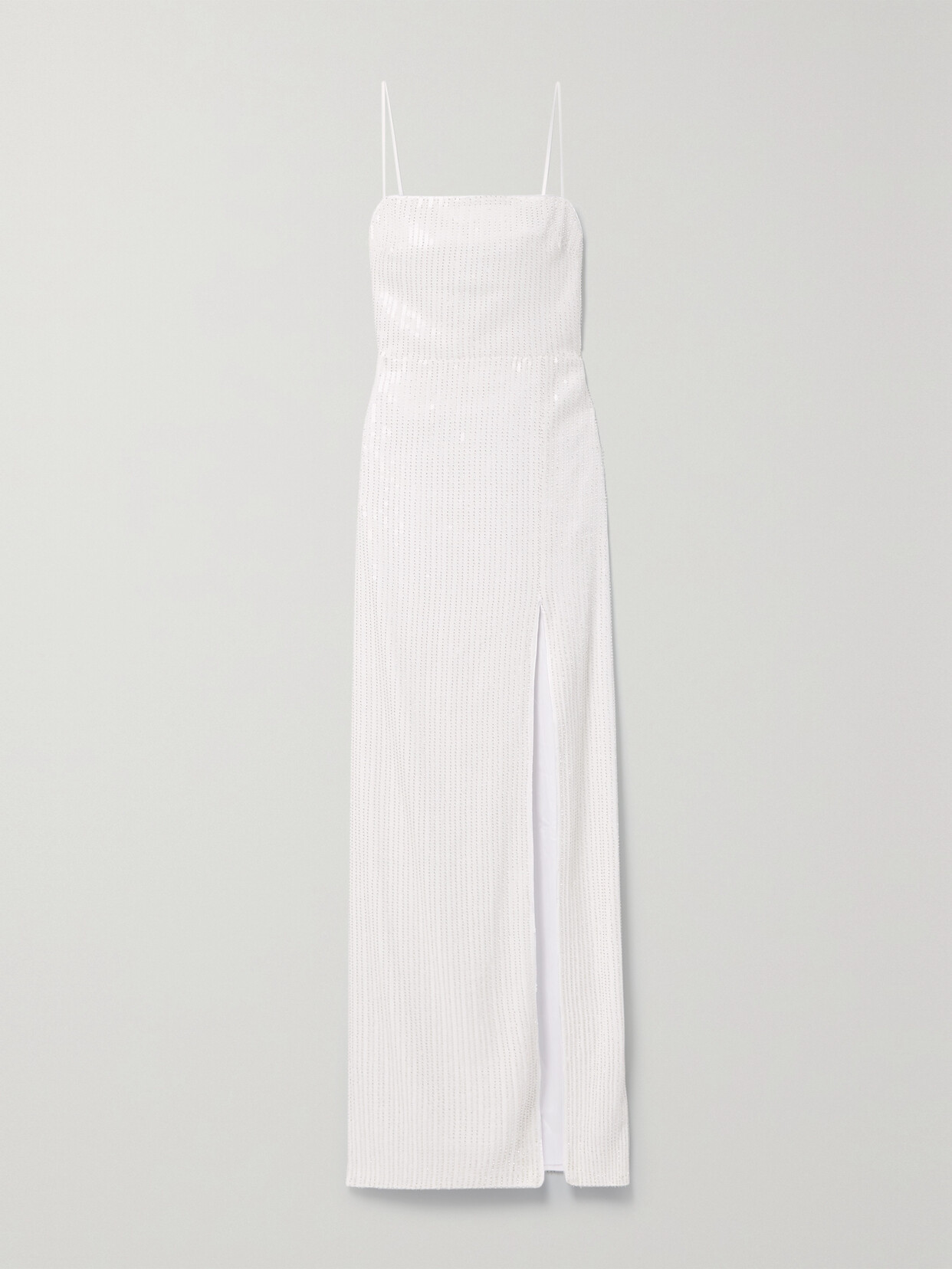 RASARIO Sequin-embellished Tulle Gown - White