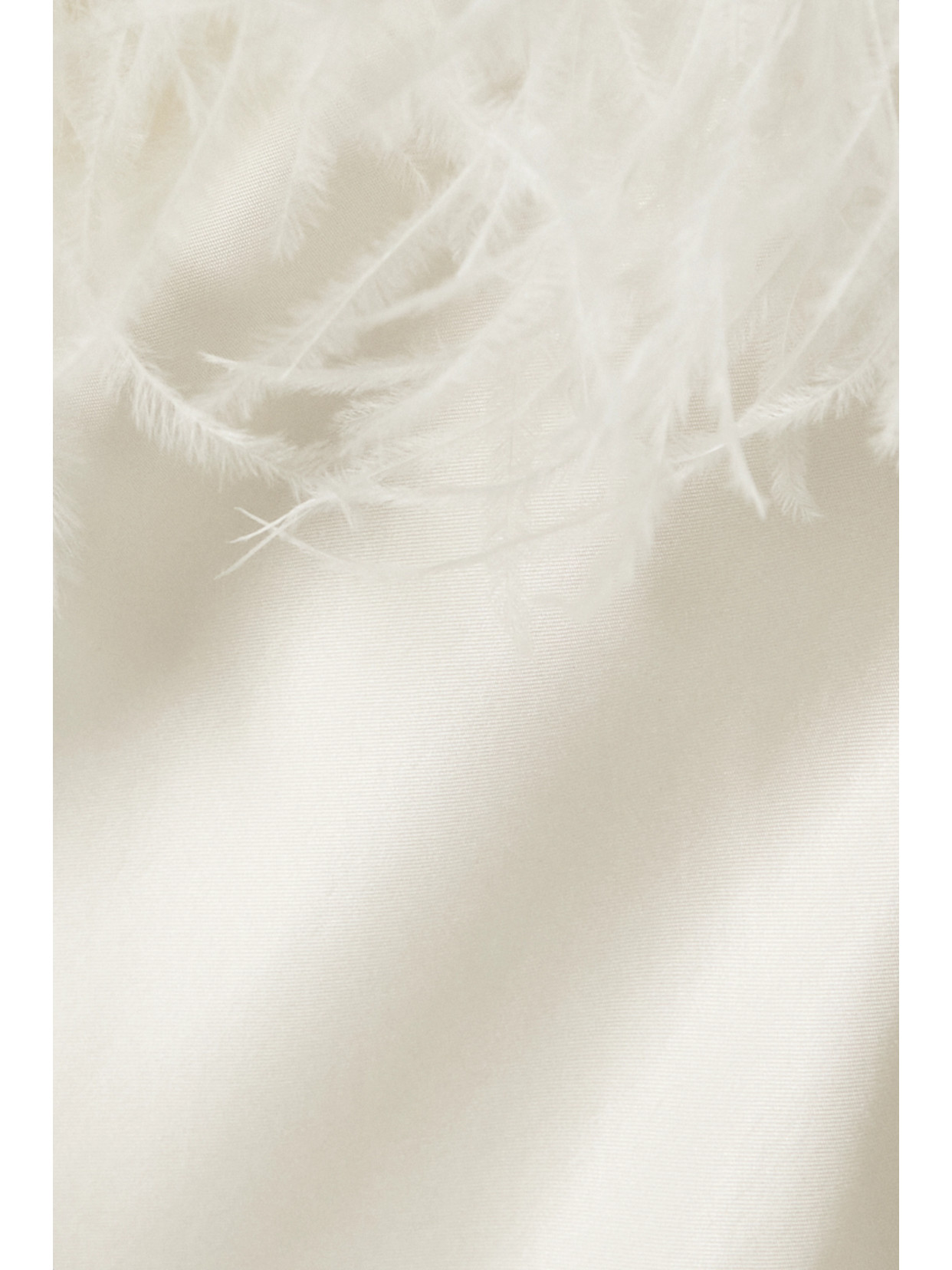 Sleeper + Net Sustain Boheme Feather-trimmed Ecovero-satin Midi Dress In White