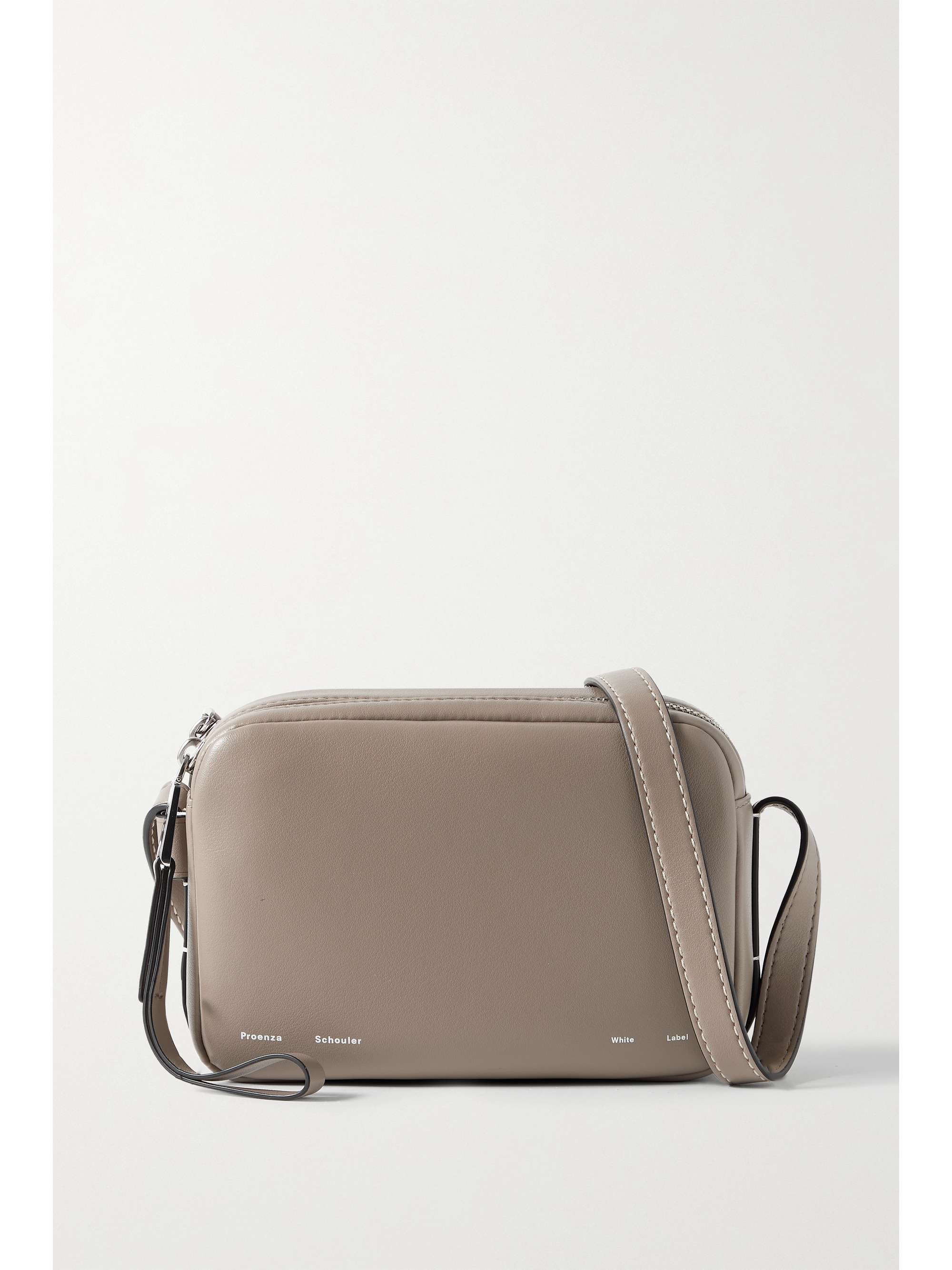 Gray Watts leather camera bag PROENZA SCHOULER WHITE LABEL NETAPORTER