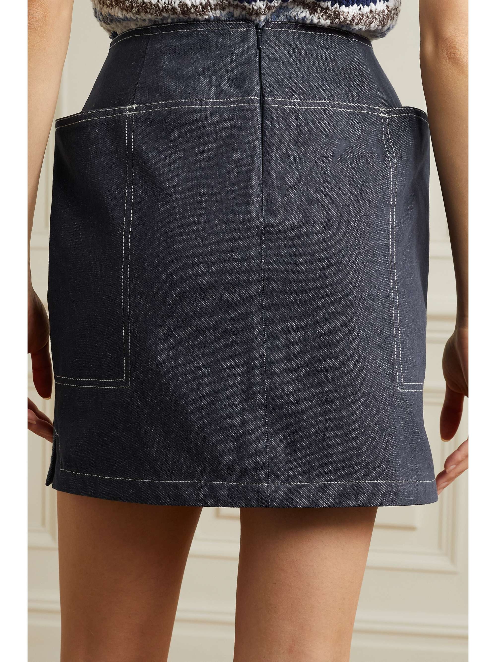 MAX MARA Vivetta 牛仔布迷你半身裙