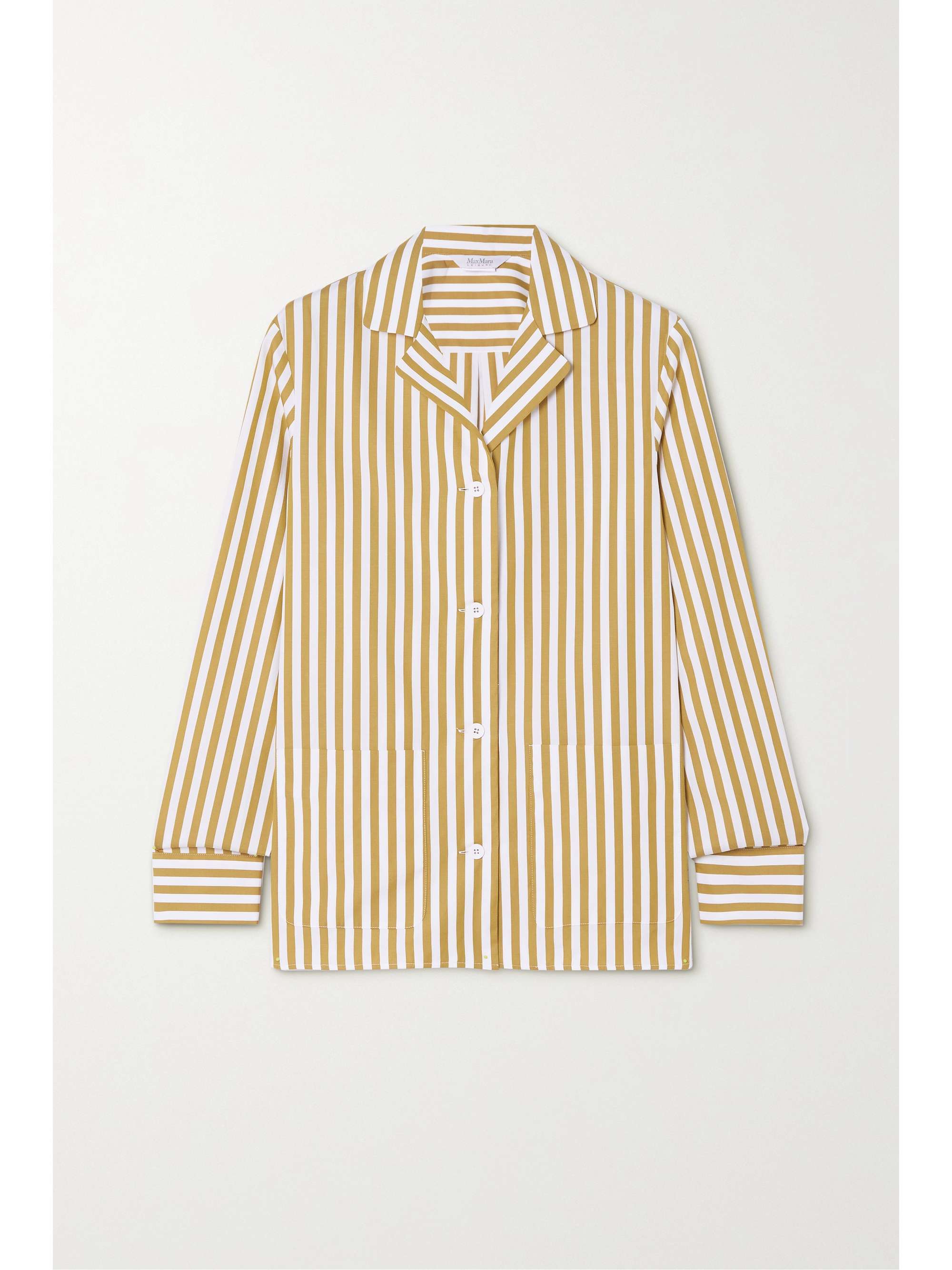 Yellow Leisure Gerald striped cotton 