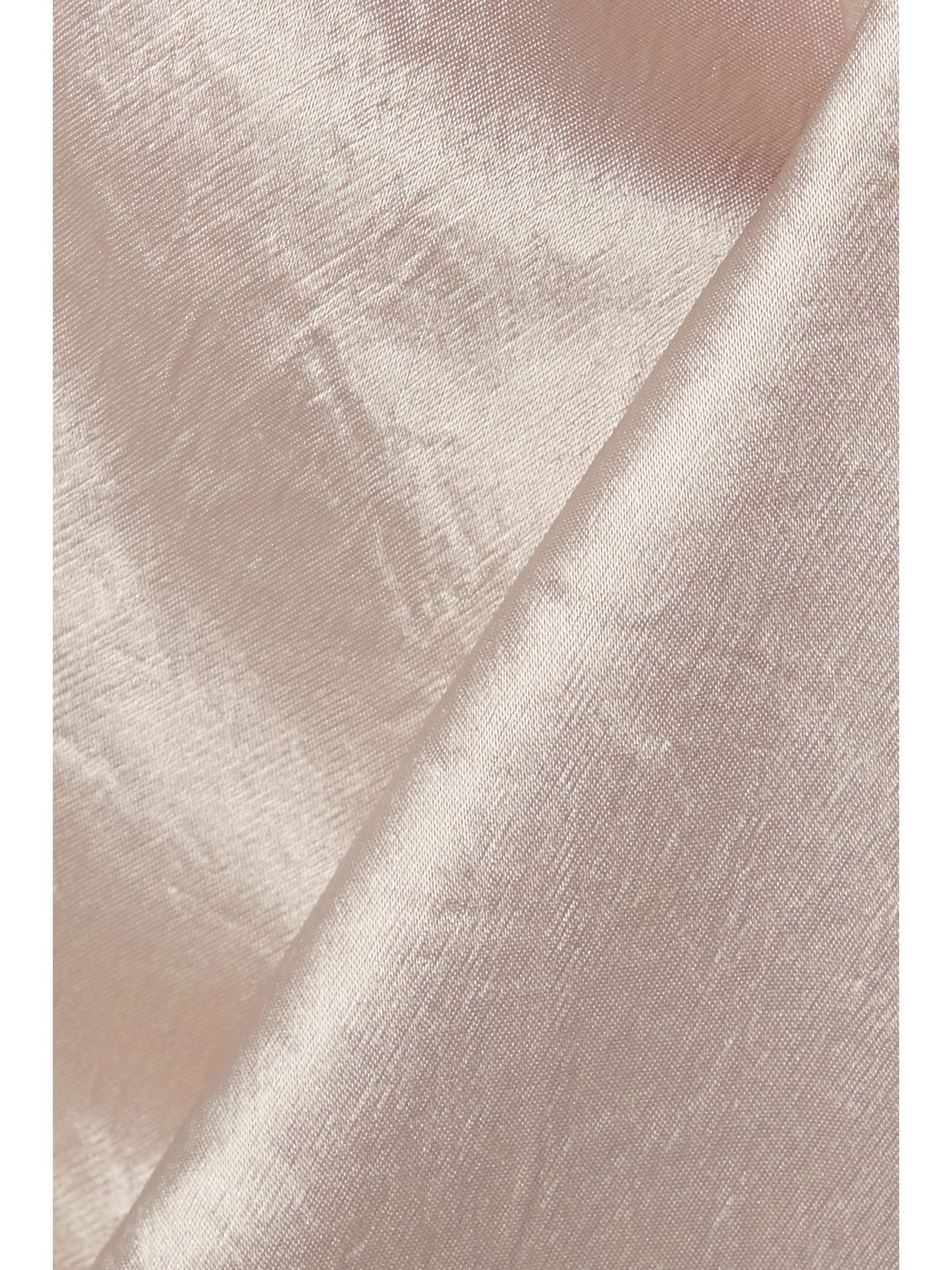 MAX MARA Leisure crinkled-satin midi dress