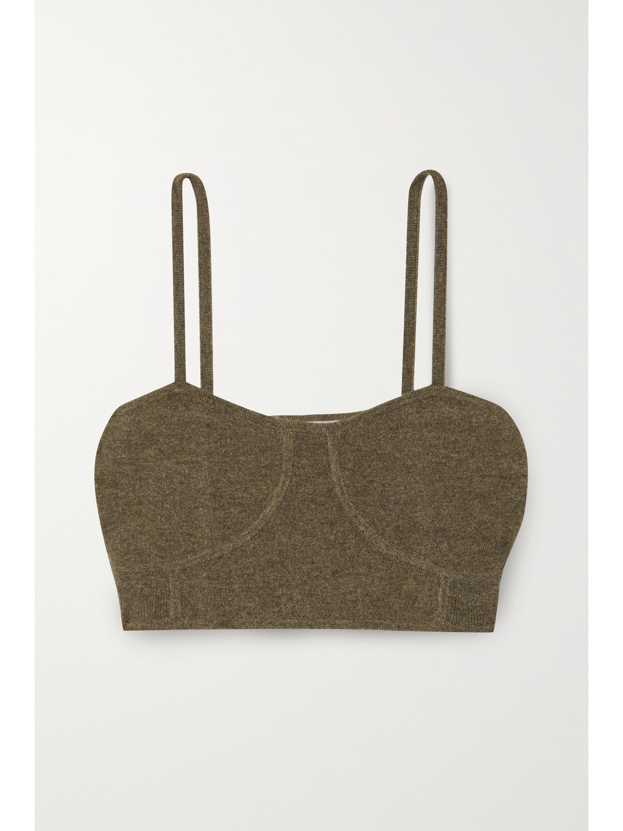 LE KASHA FIGARI CROPPED ORGANIC CASHMERE TOP
