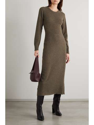 cashmere midi dress