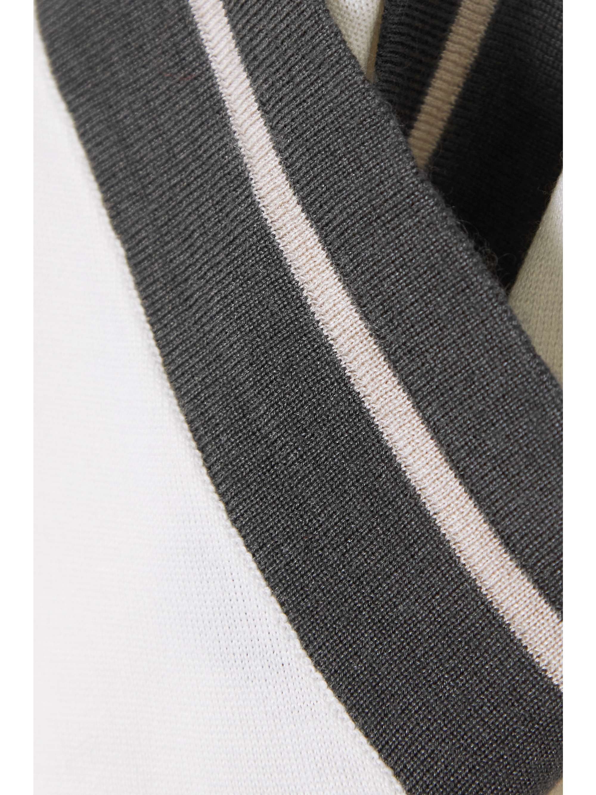 BRUNELLO CUCINELLI Cashmere and silk-blend playsuit