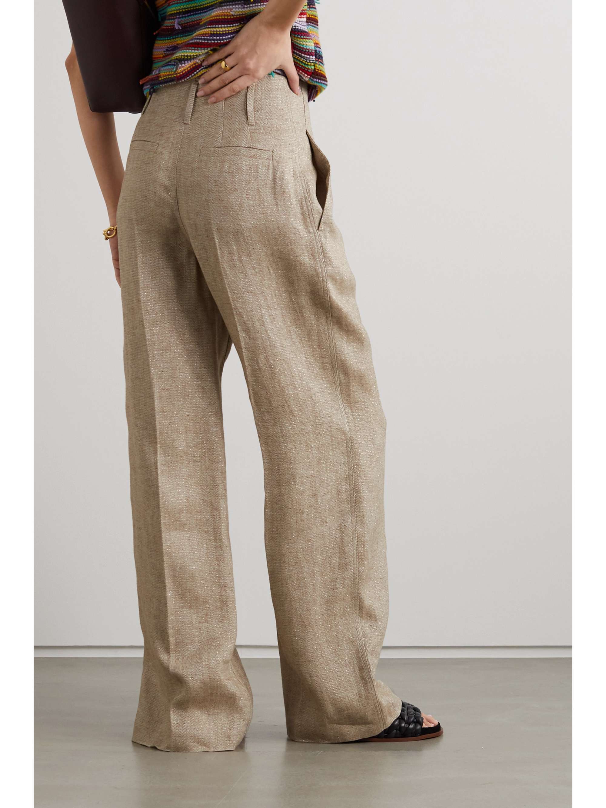 brunello cucinelli linen pants