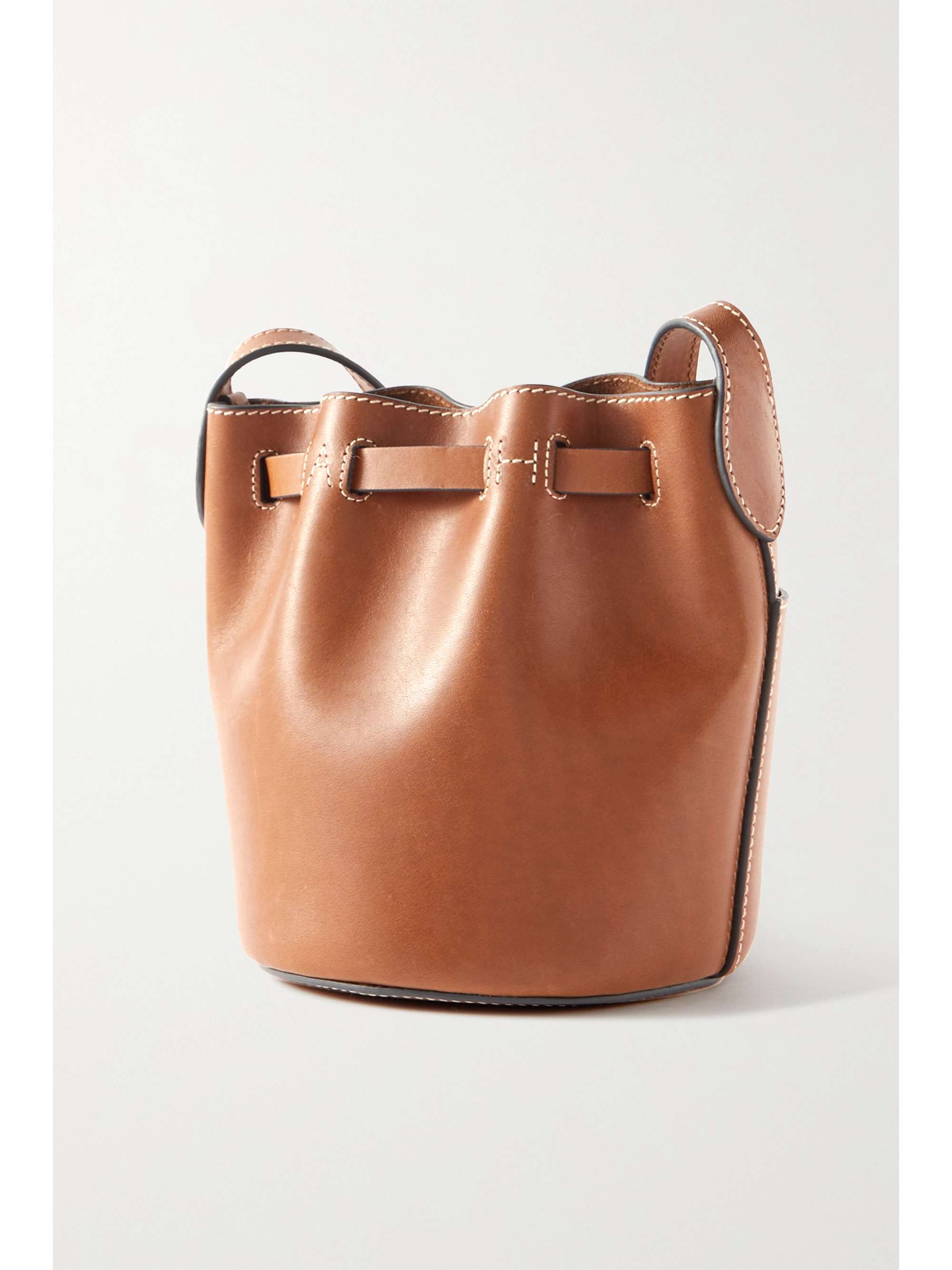 ANYA HINDMARCH Return to Nature mini leather bucket bag